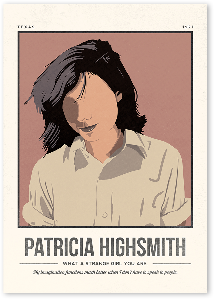 Patricia Highsmith Art Print