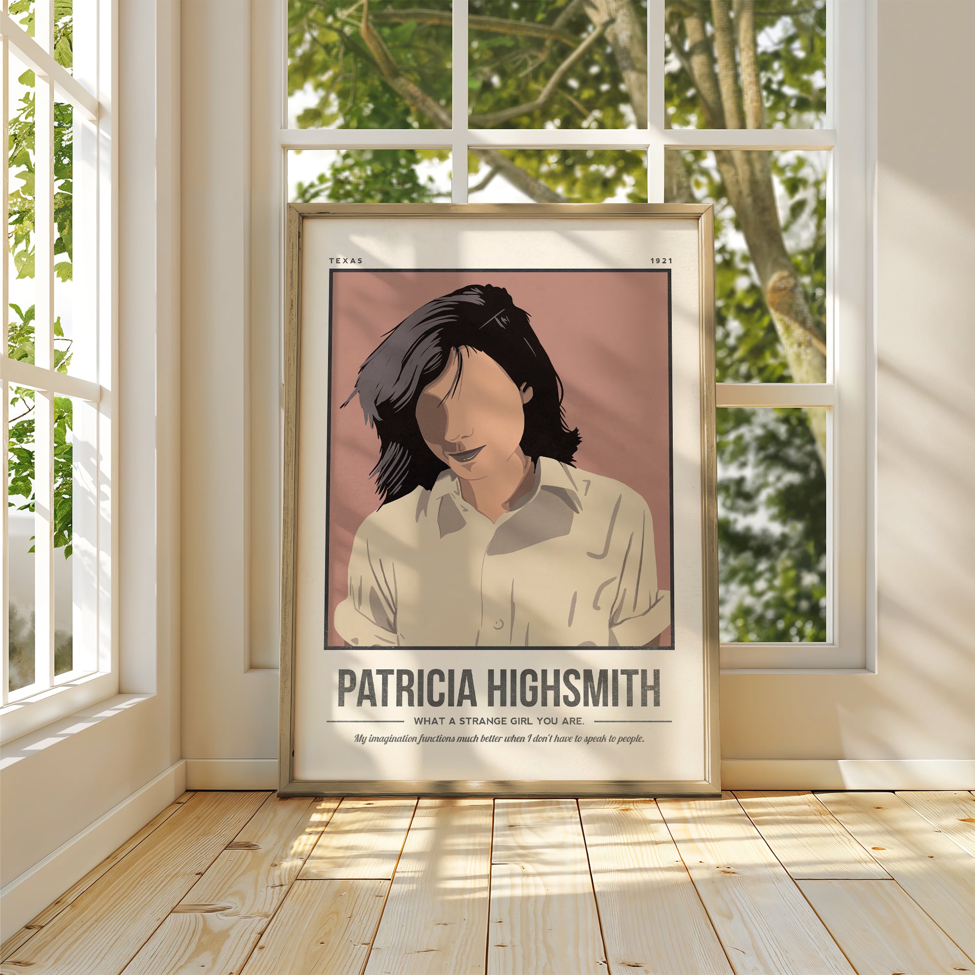 Patricia Highsmith Art Print