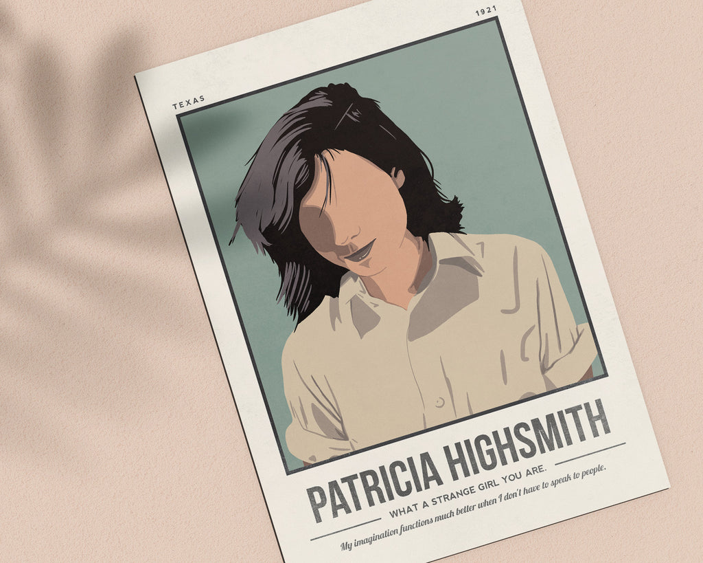 Patricia Highsmith Art Print