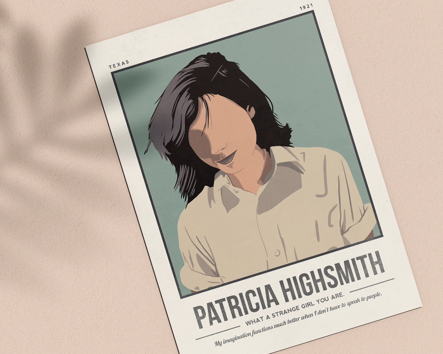 Patricia Highsmith Art Print