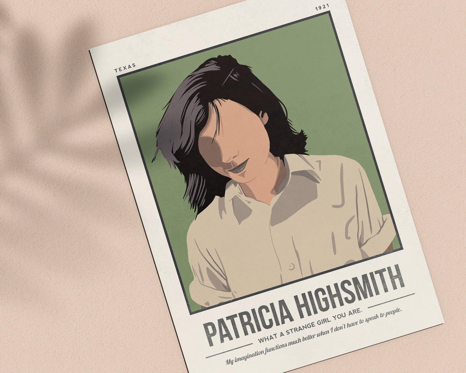 Patricia Highsmith Art Print
