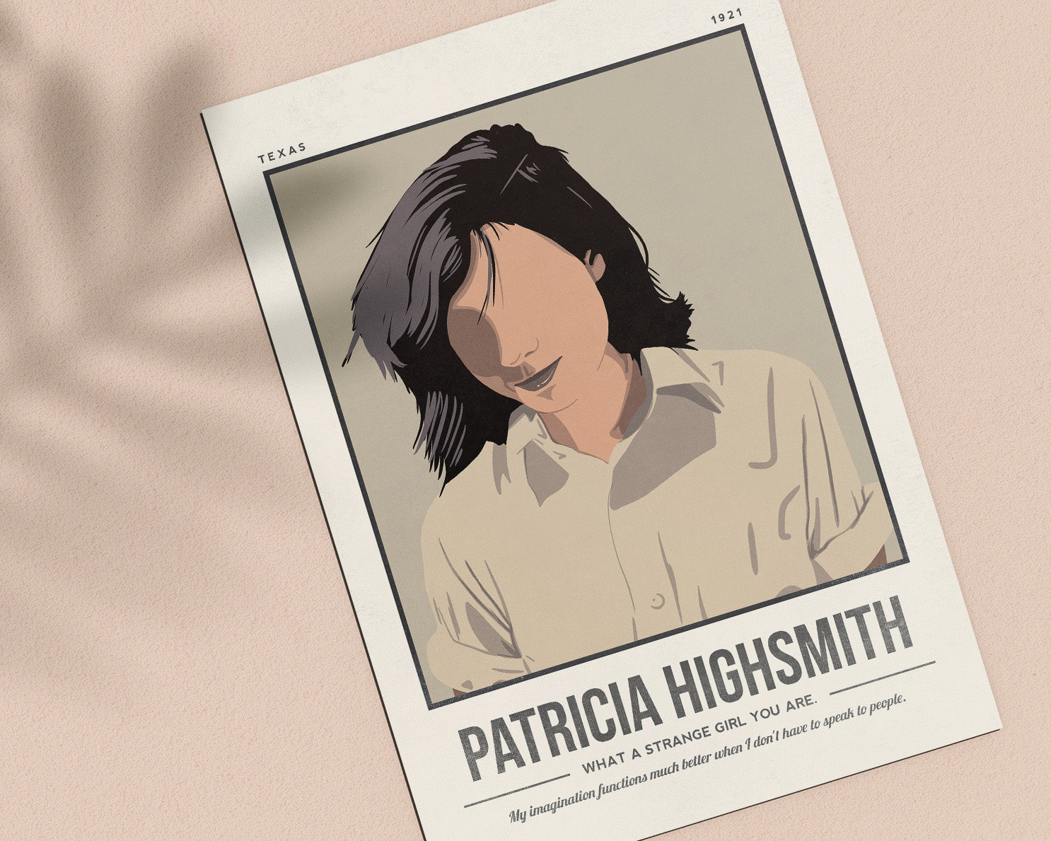 Patricia Highsmith Art Print