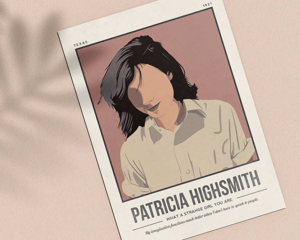 Patricia Highsmith Art Print