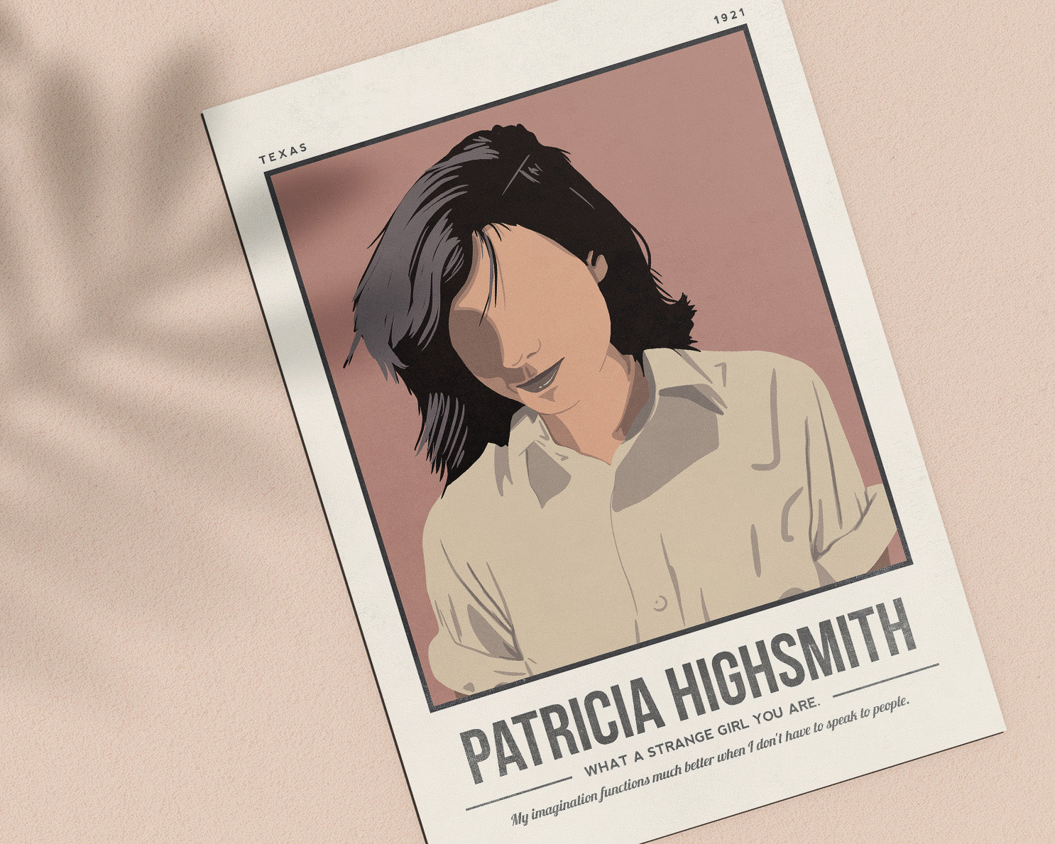 Patricia Highsmith Art Print