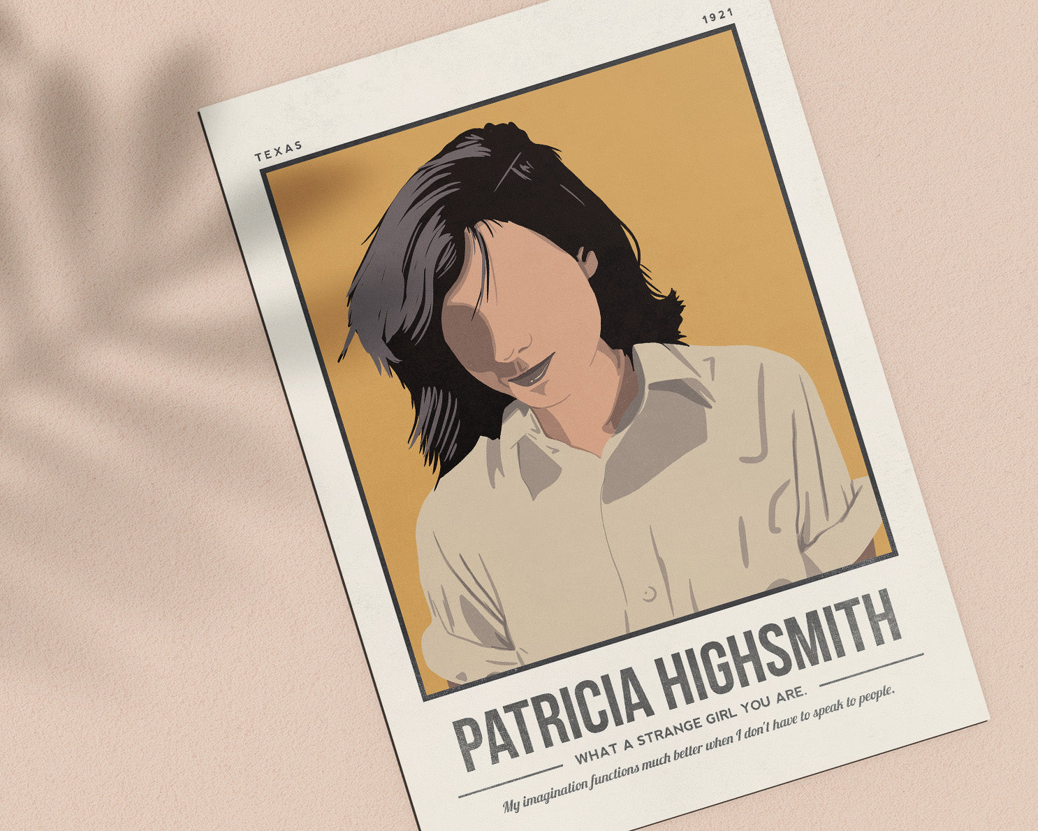 Patricia Highsmith Art Print