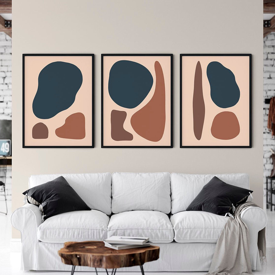 Sand and Sea Art Prints | Set of 3