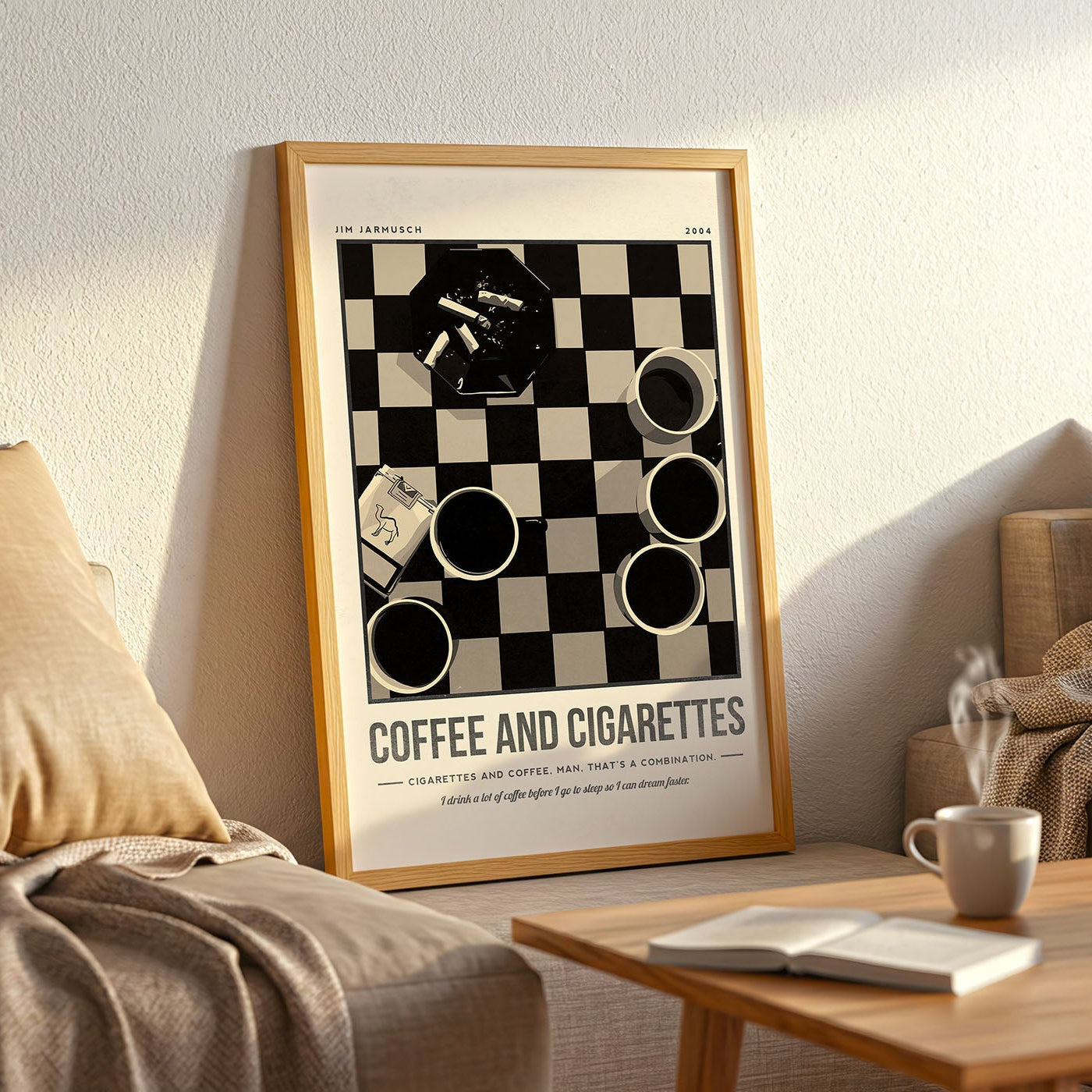 Coffee and Cigarettes Art Print
