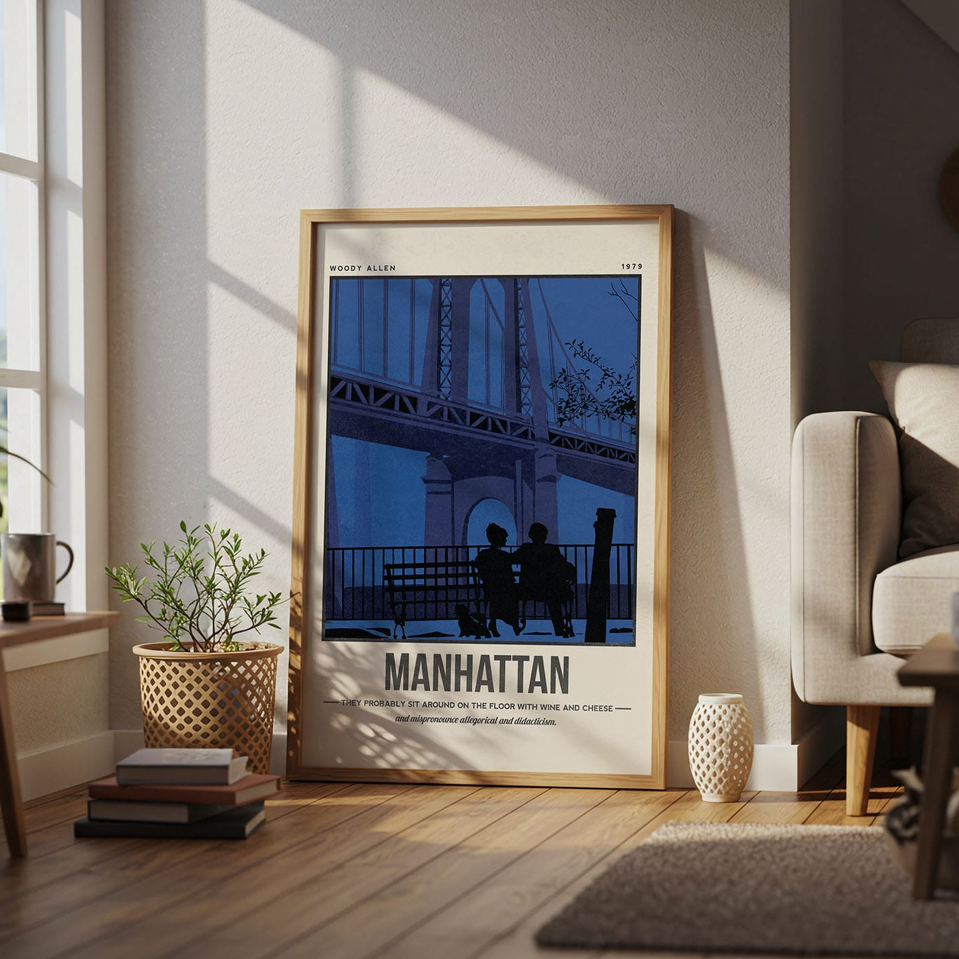 Manhattan Movie Print Illustration