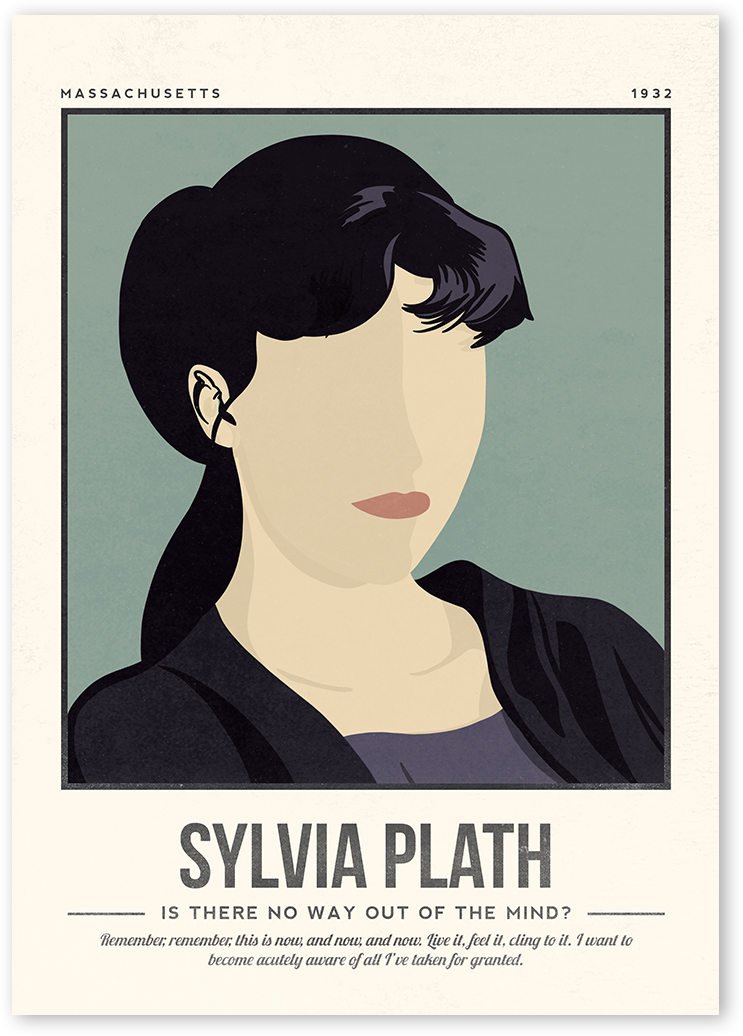 Sylvia Plath Art Print