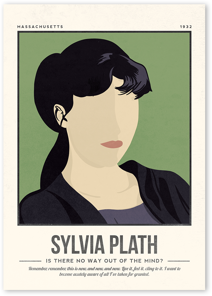 Sylvia Plath Art Print