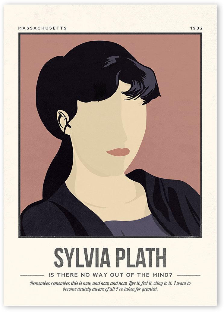 Sylvia Plath Art Print