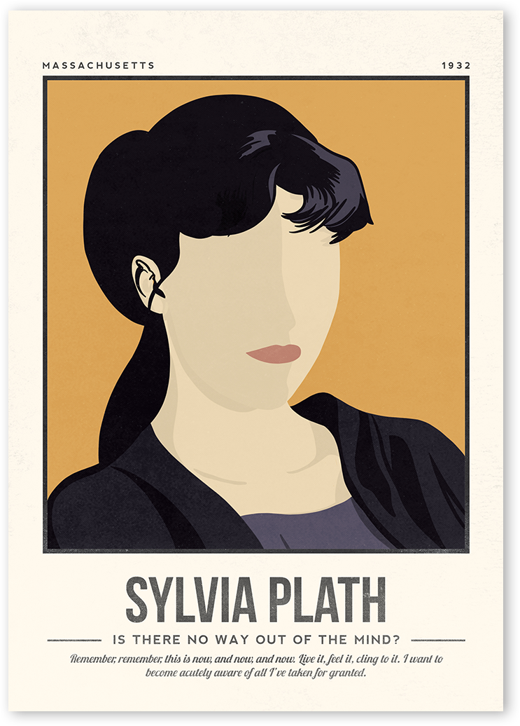 Sylvia Plath Art Print