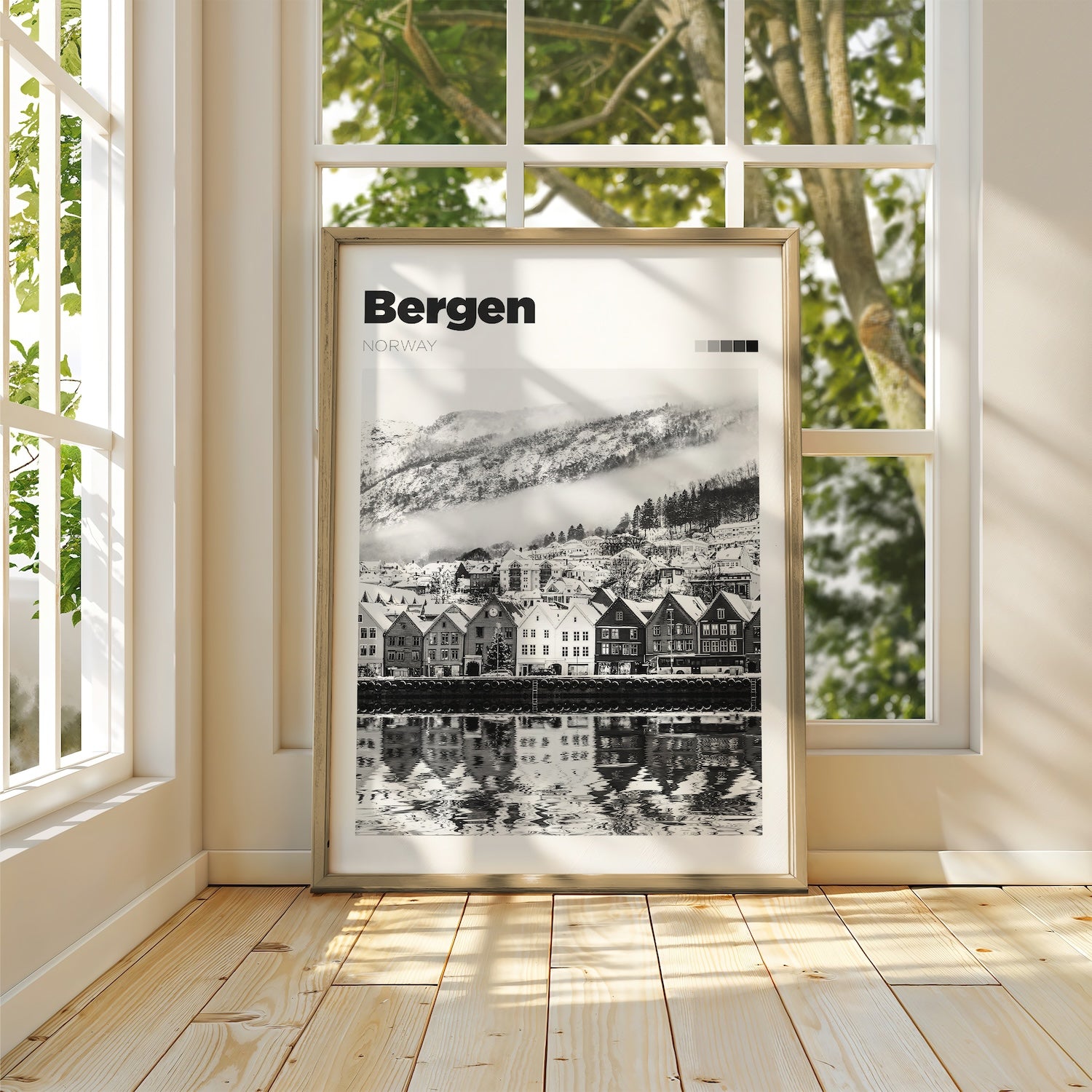 Bergen Art Print