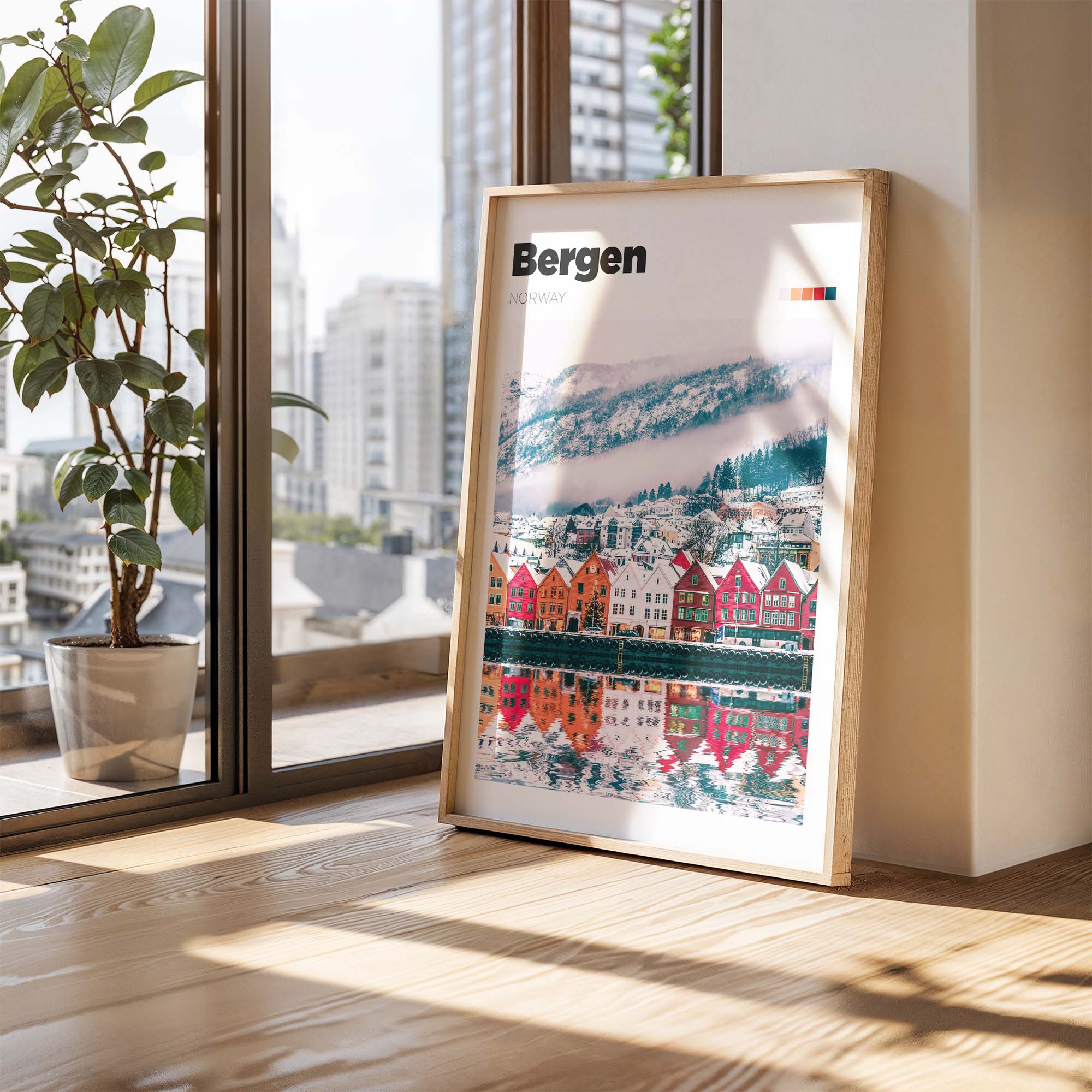 Bergen Art Print