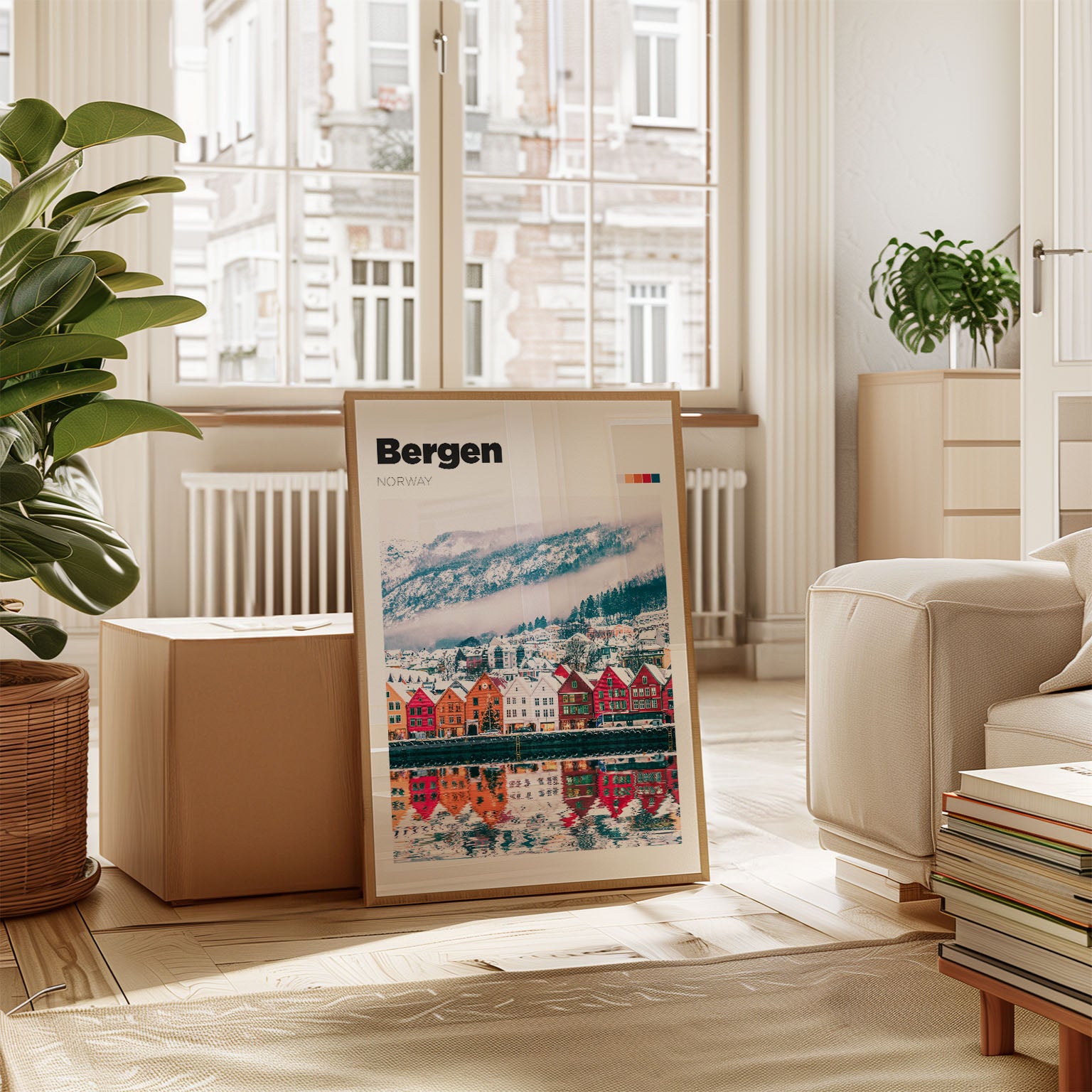 Bergen Art Print