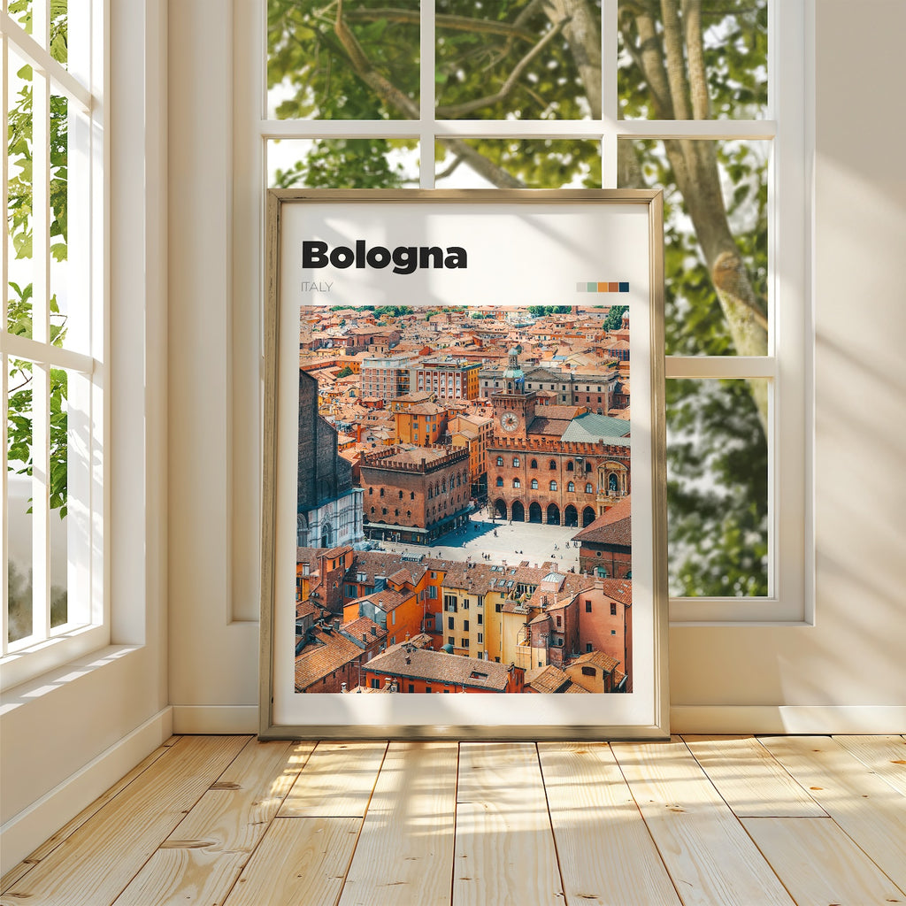 Bologna Piazza Maggiore Art Print