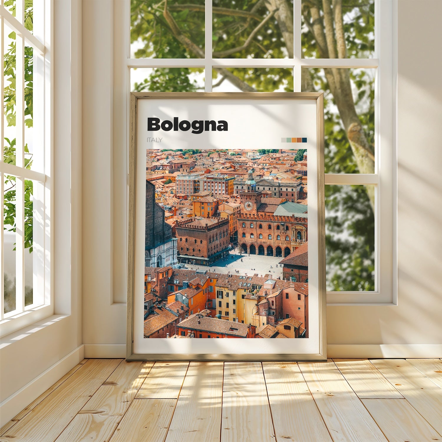 Bologna Piazza Maggiore Art Print