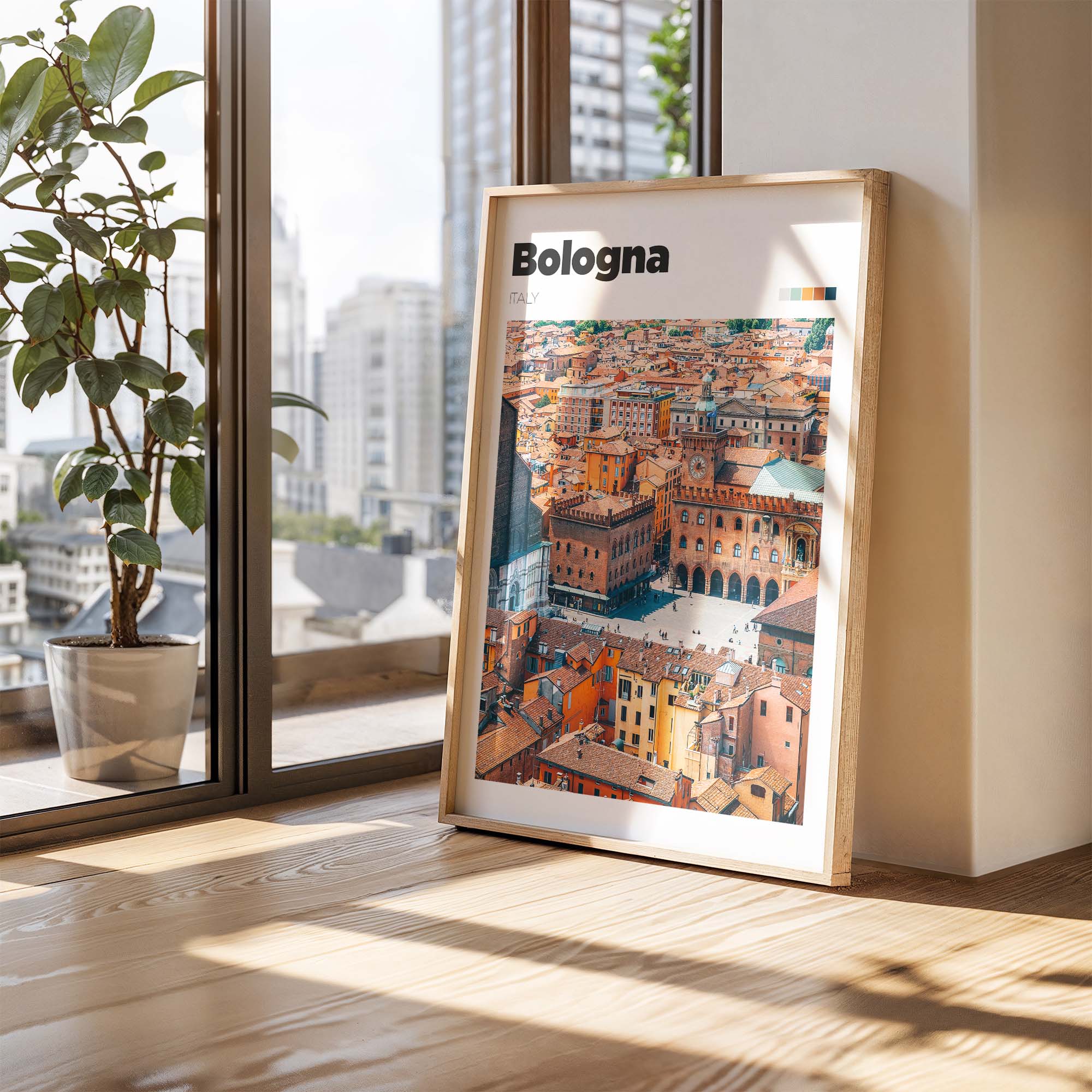 Bologna Piazza Maggiore Art Print