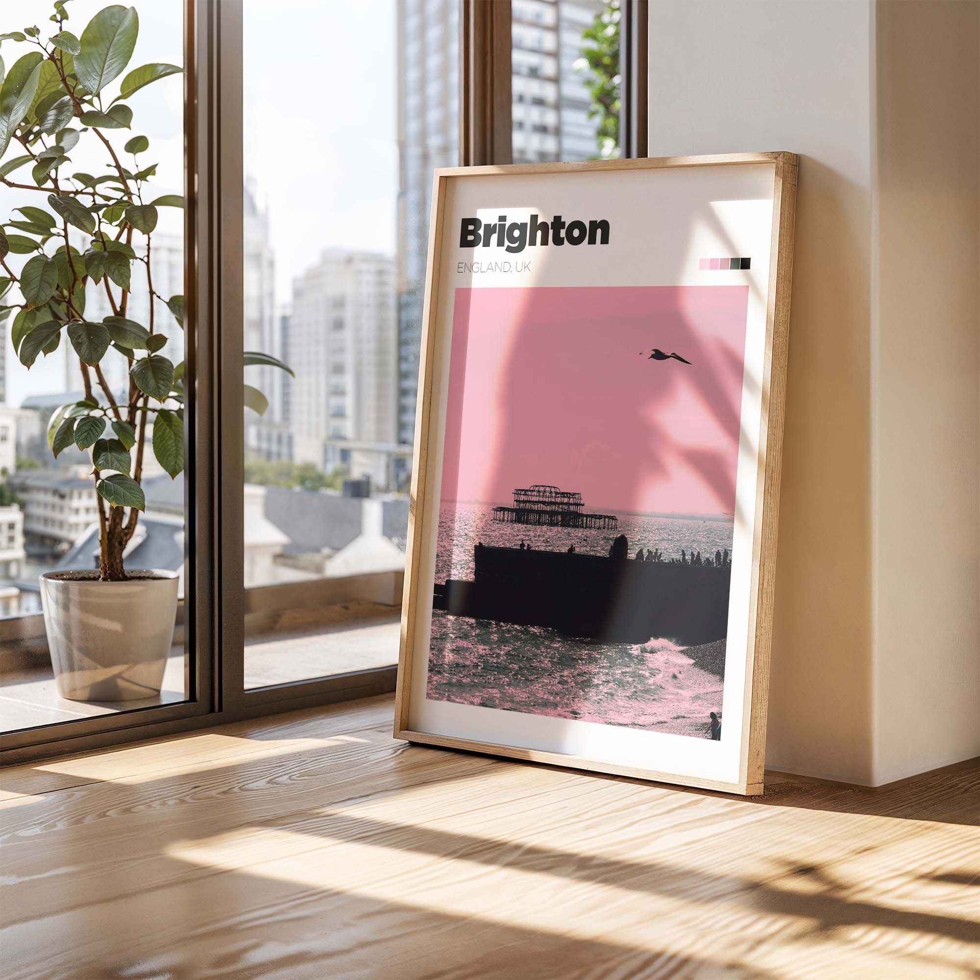 Brighton West Pier Art Print
