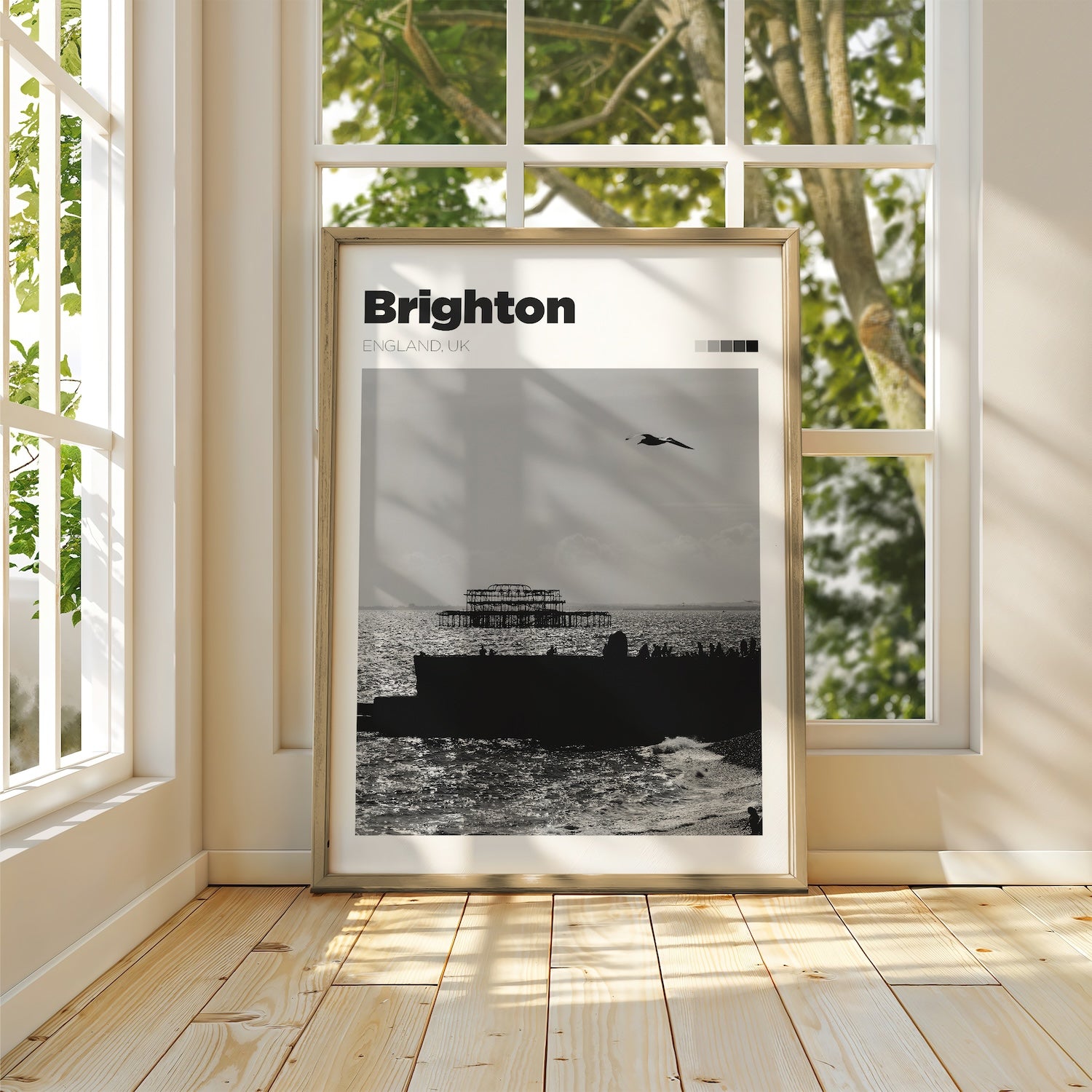 Brighton West Pier Art Print