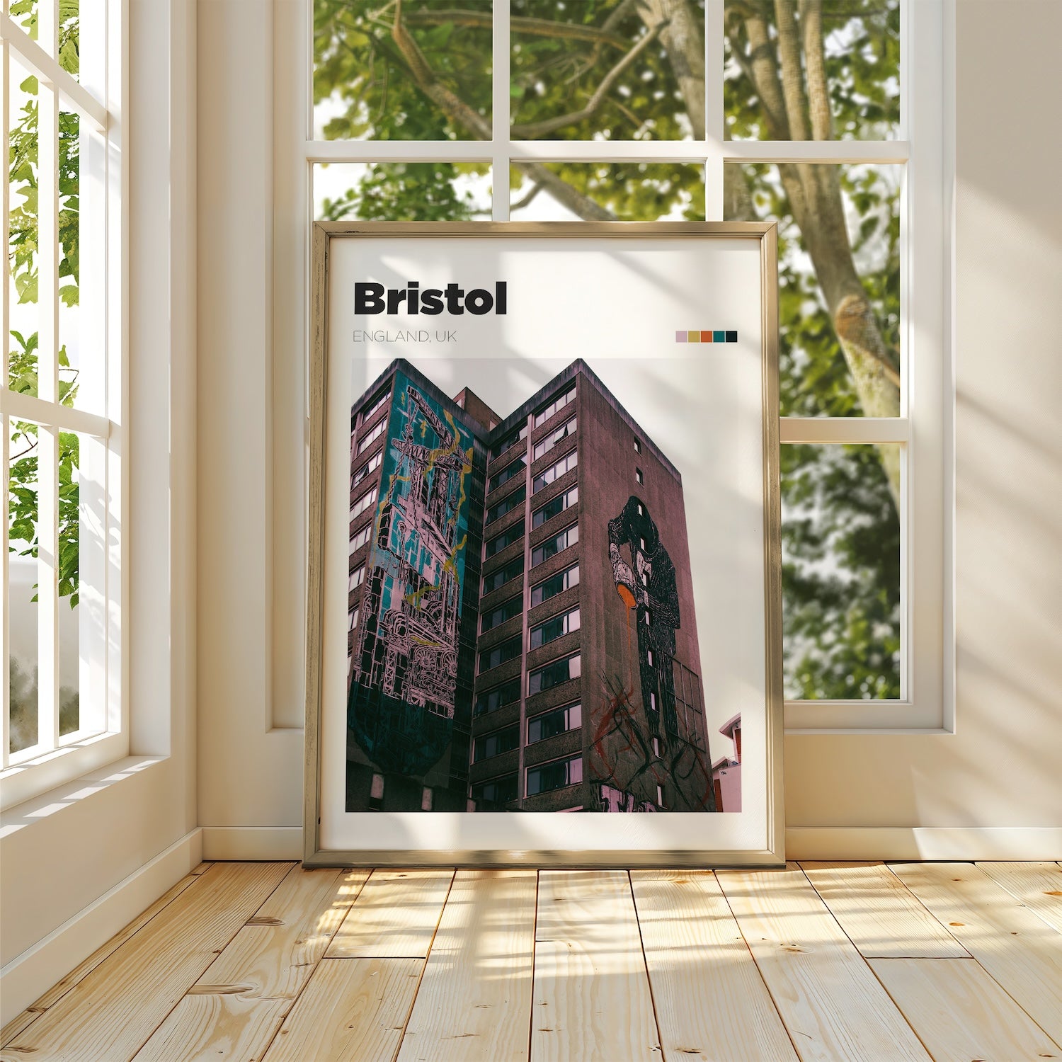 Bristol Street Graffiti Art Print