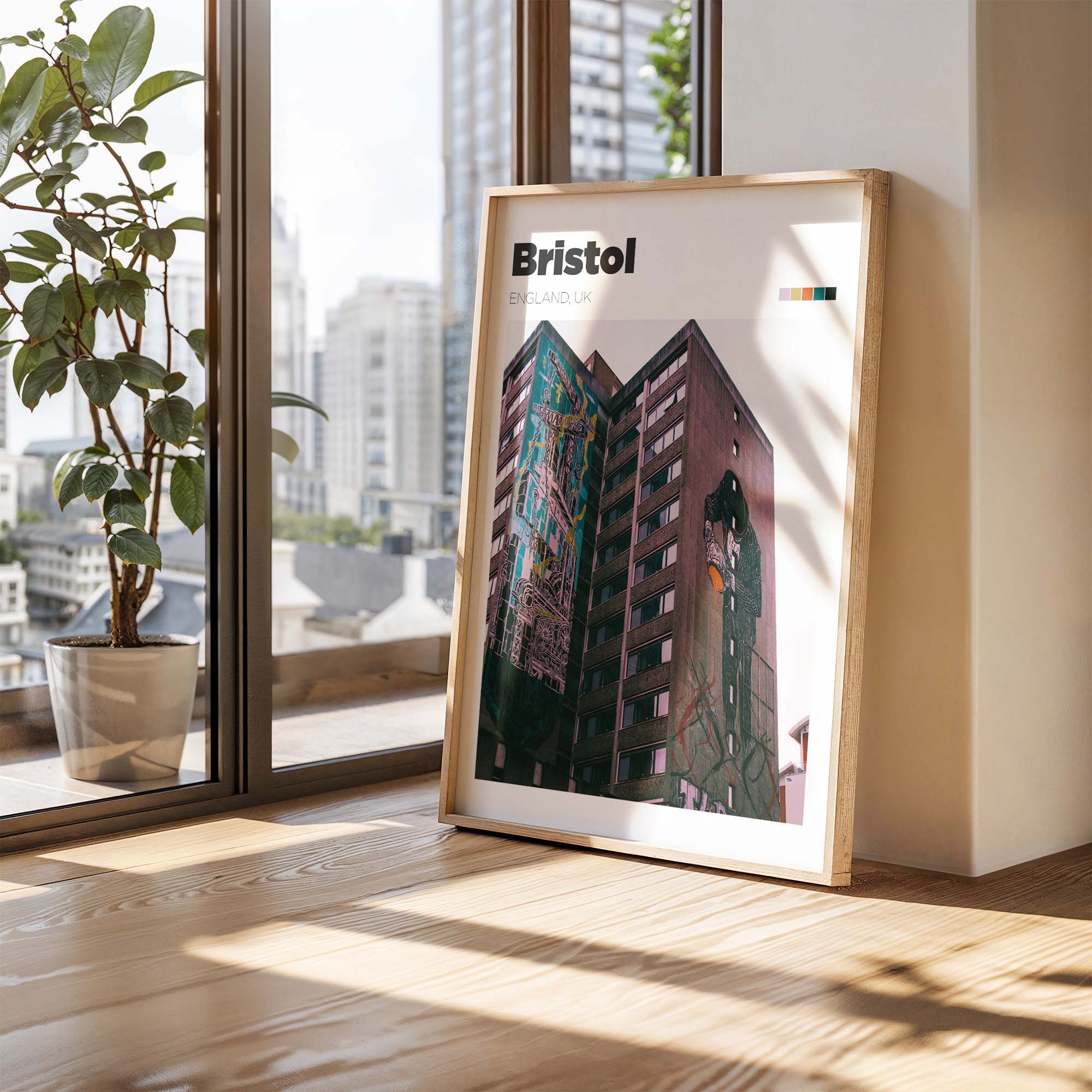 Bristol Street Graffiti Art Print