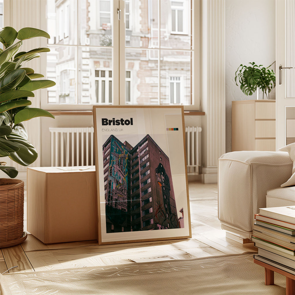 Bristol Street Graffiti Art Print