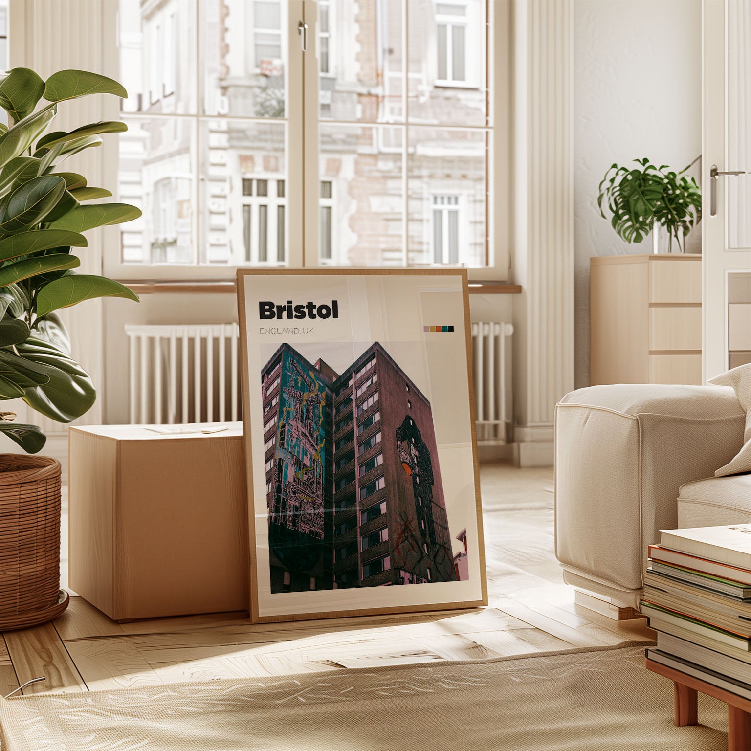 Bristol Street Graffiti Art Print