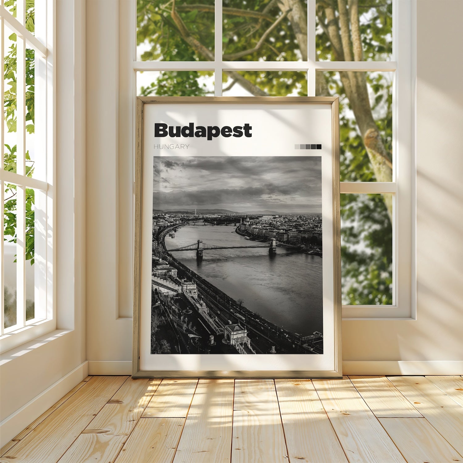 Budapest Danube River Art Print