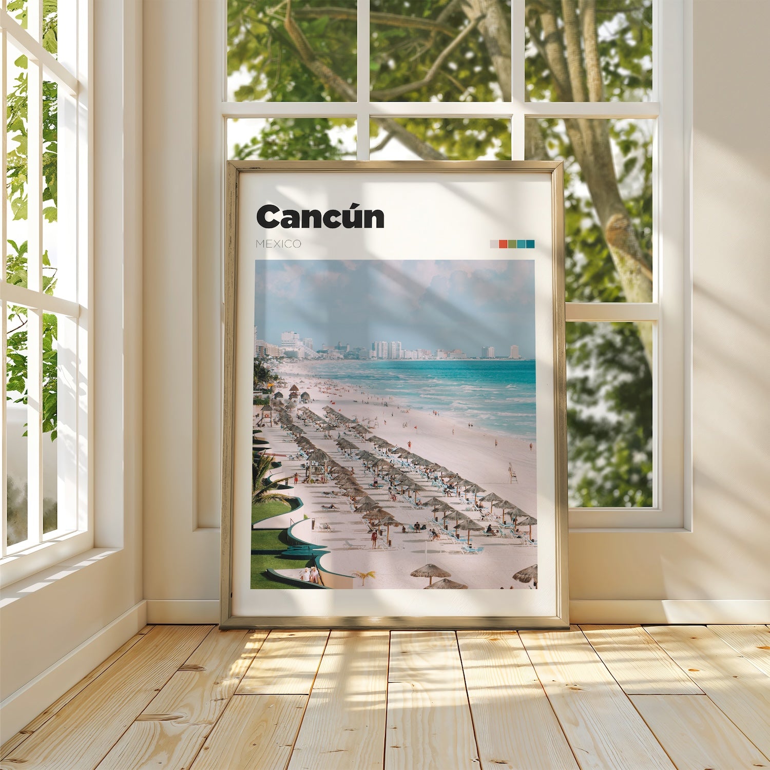Cancún Beach Art Print