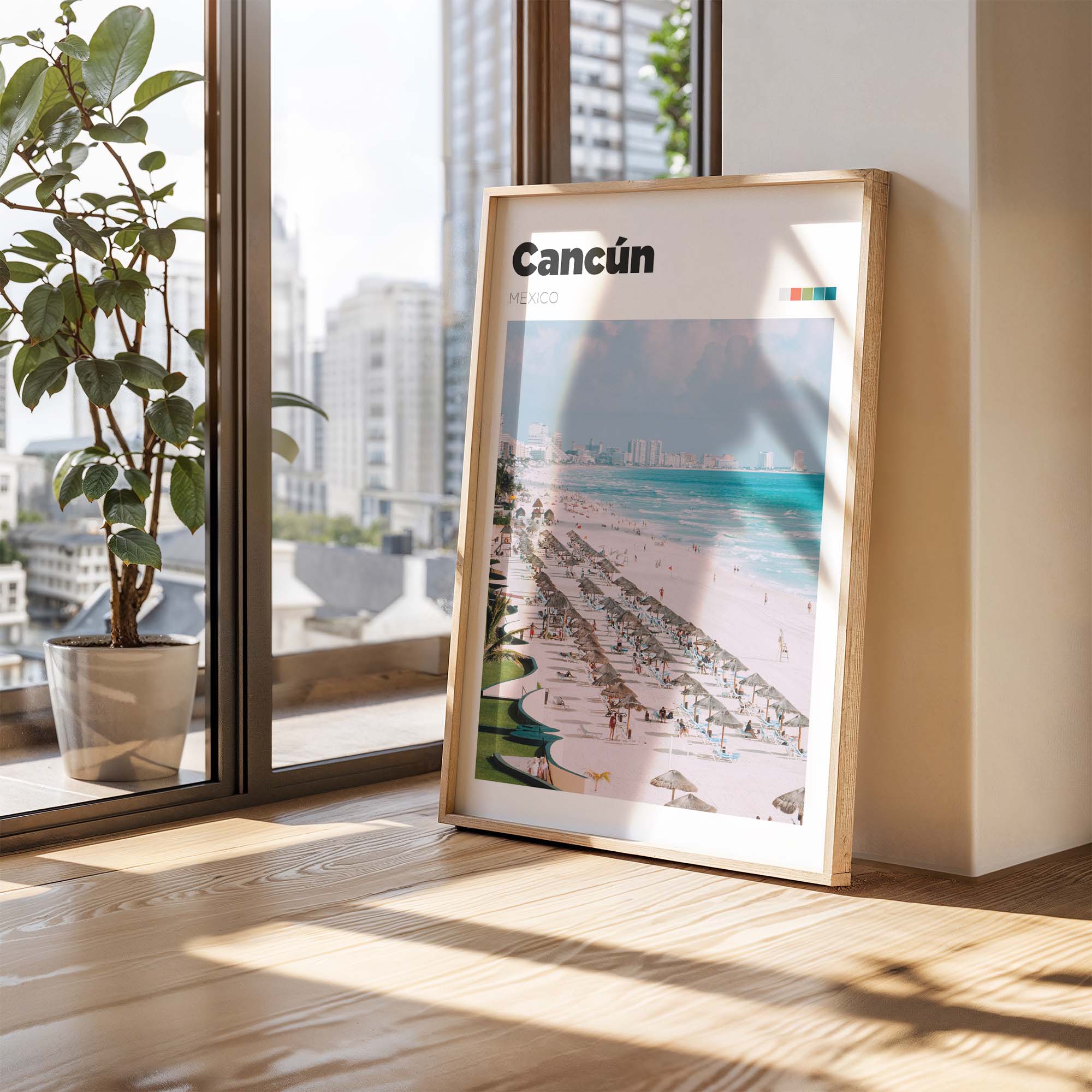 Cancún Beach Art Print