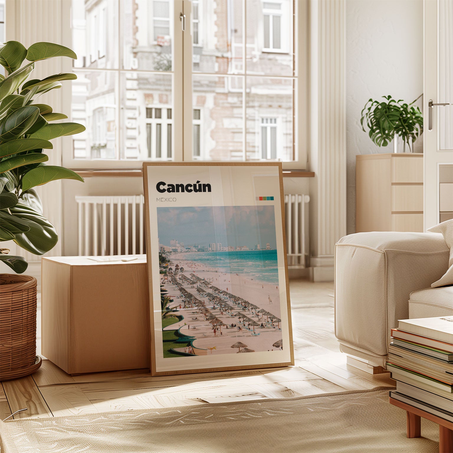 Cancún Beach Art Print