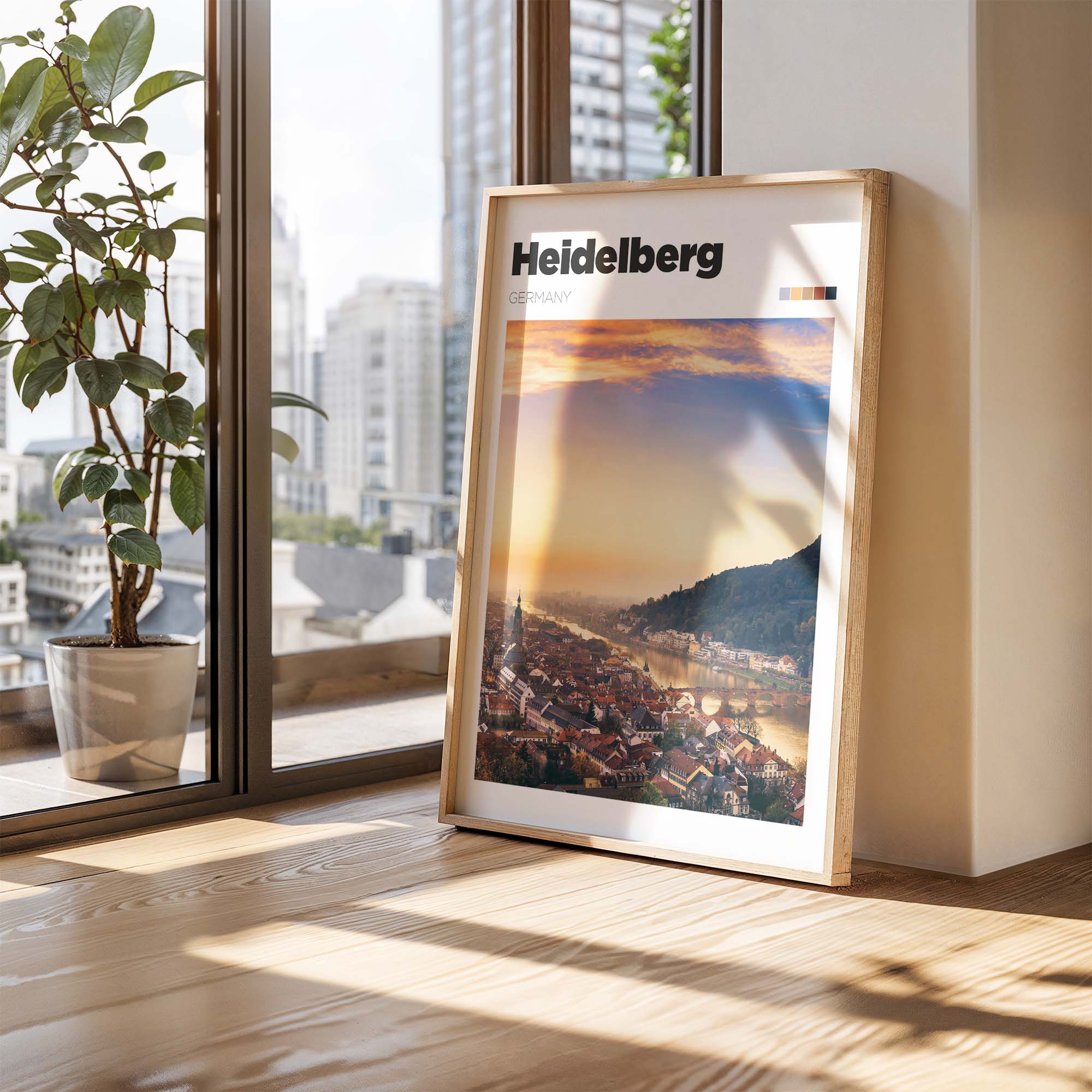 Heidelberg Neckar Art Print