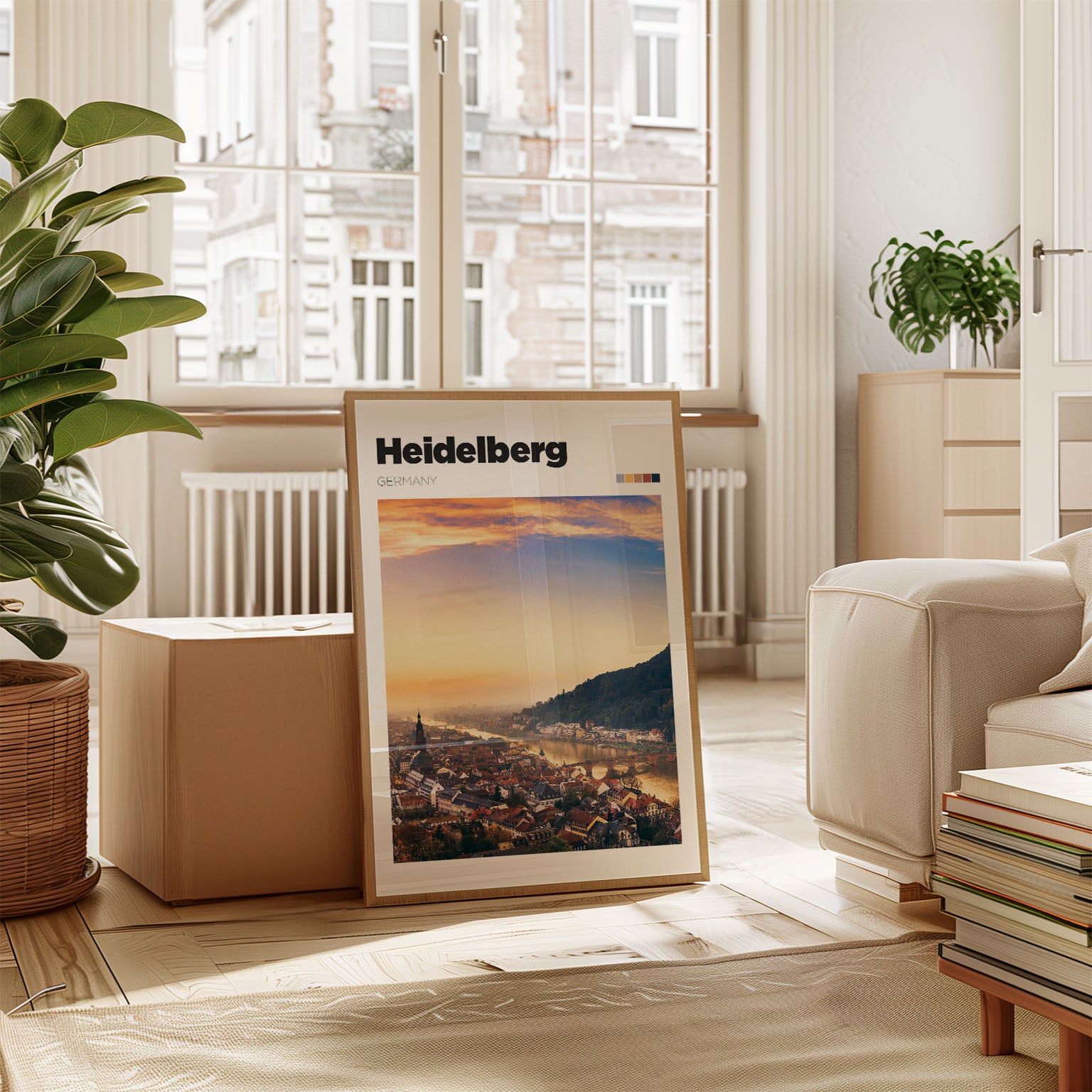 Heidelberg Neckar Art Print