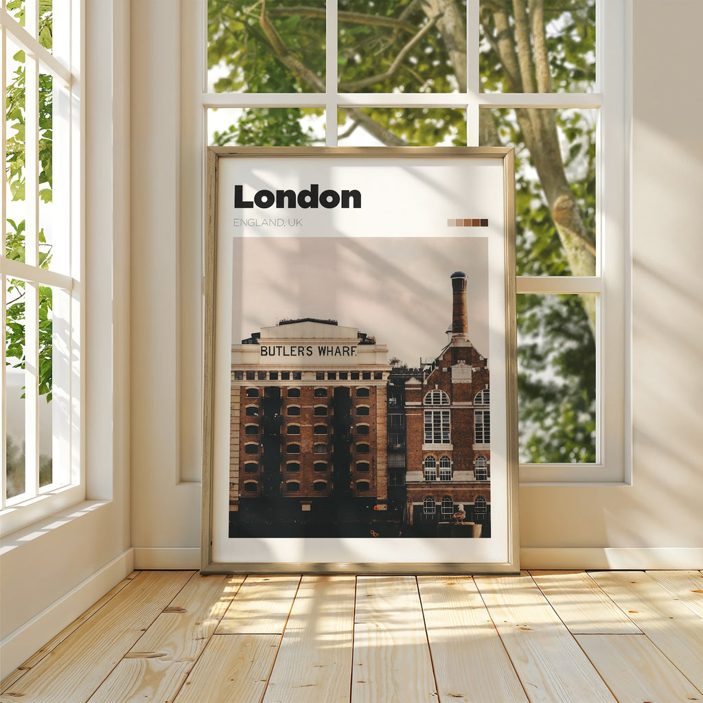 London Butler’s Wharf Art Print