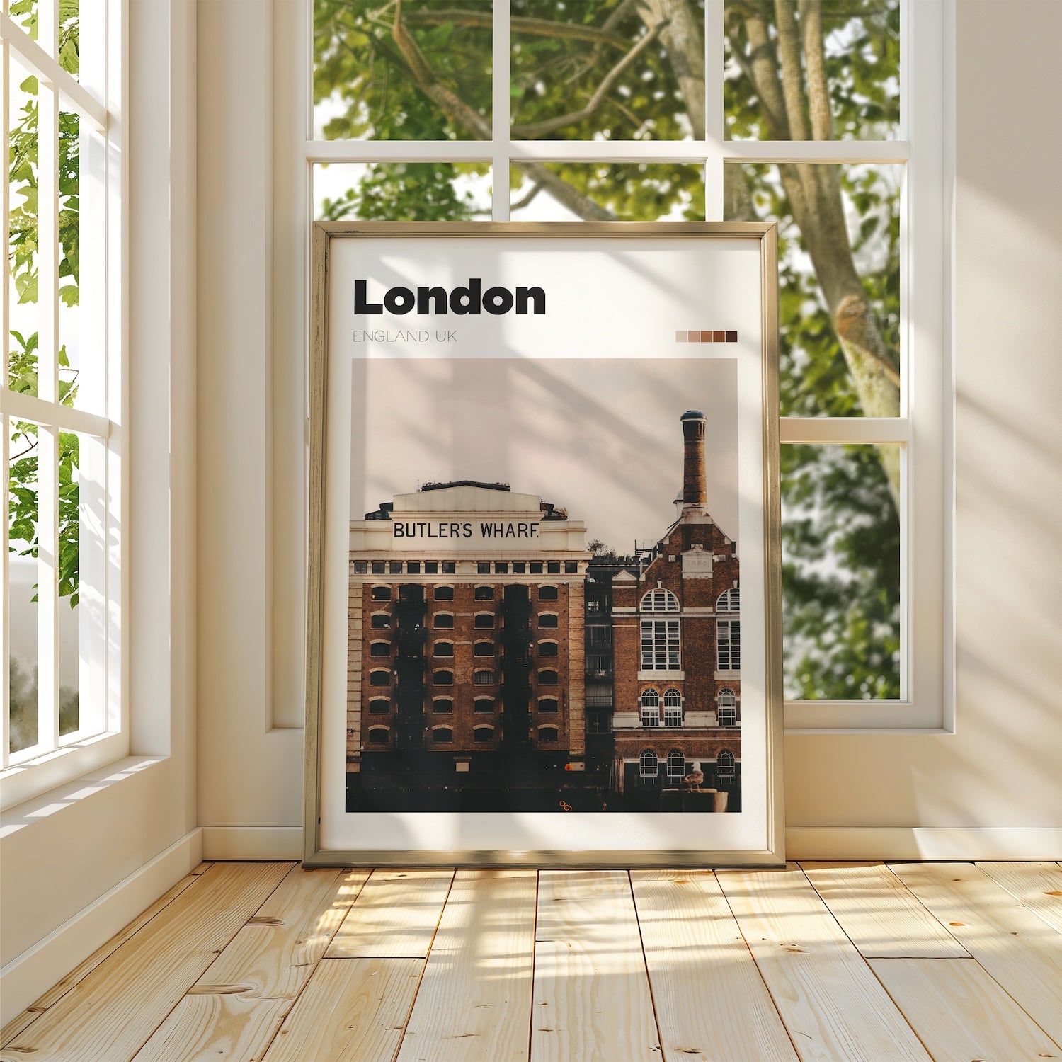 London Butler’s Wharf Art Print