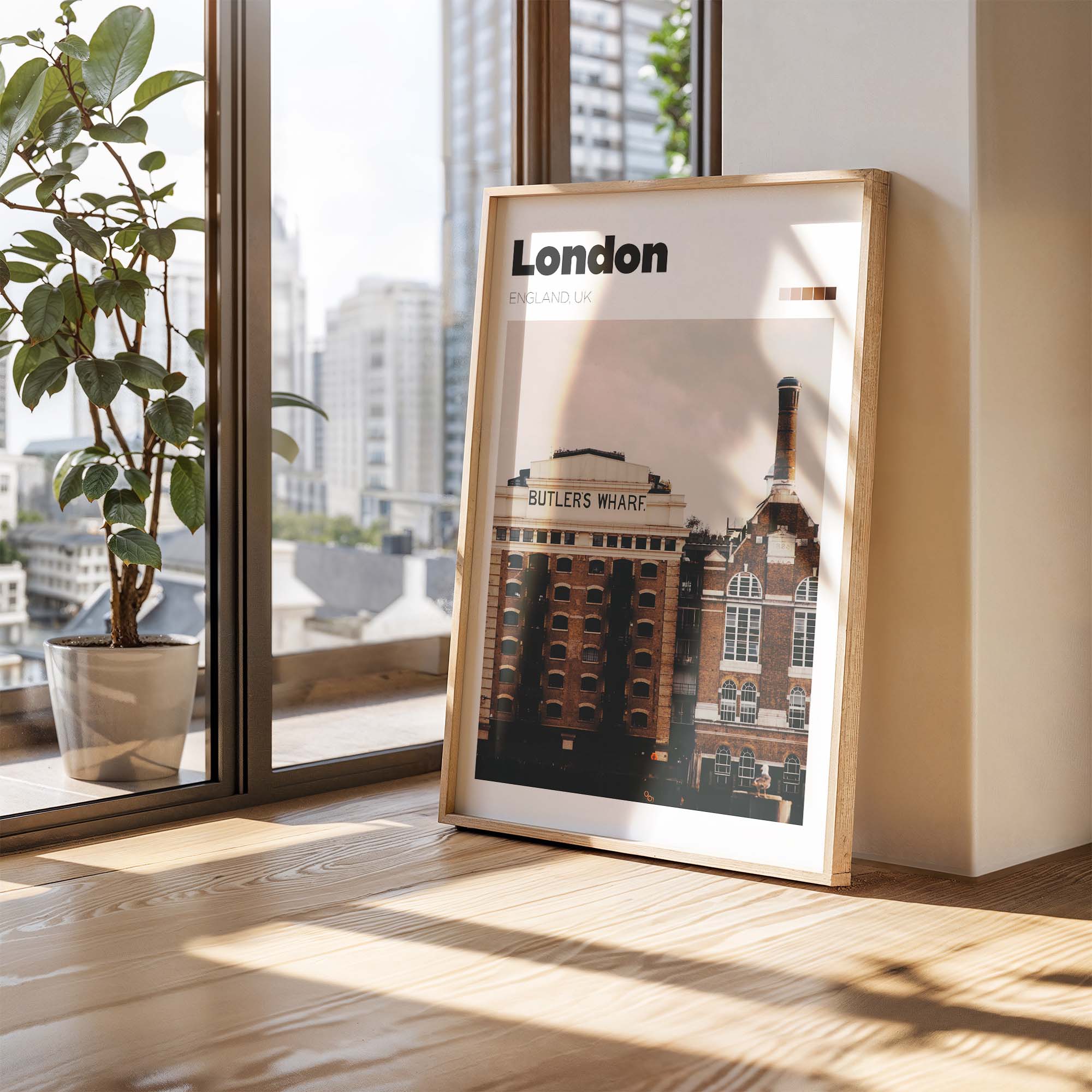 London Butler’s Wharf Art Print