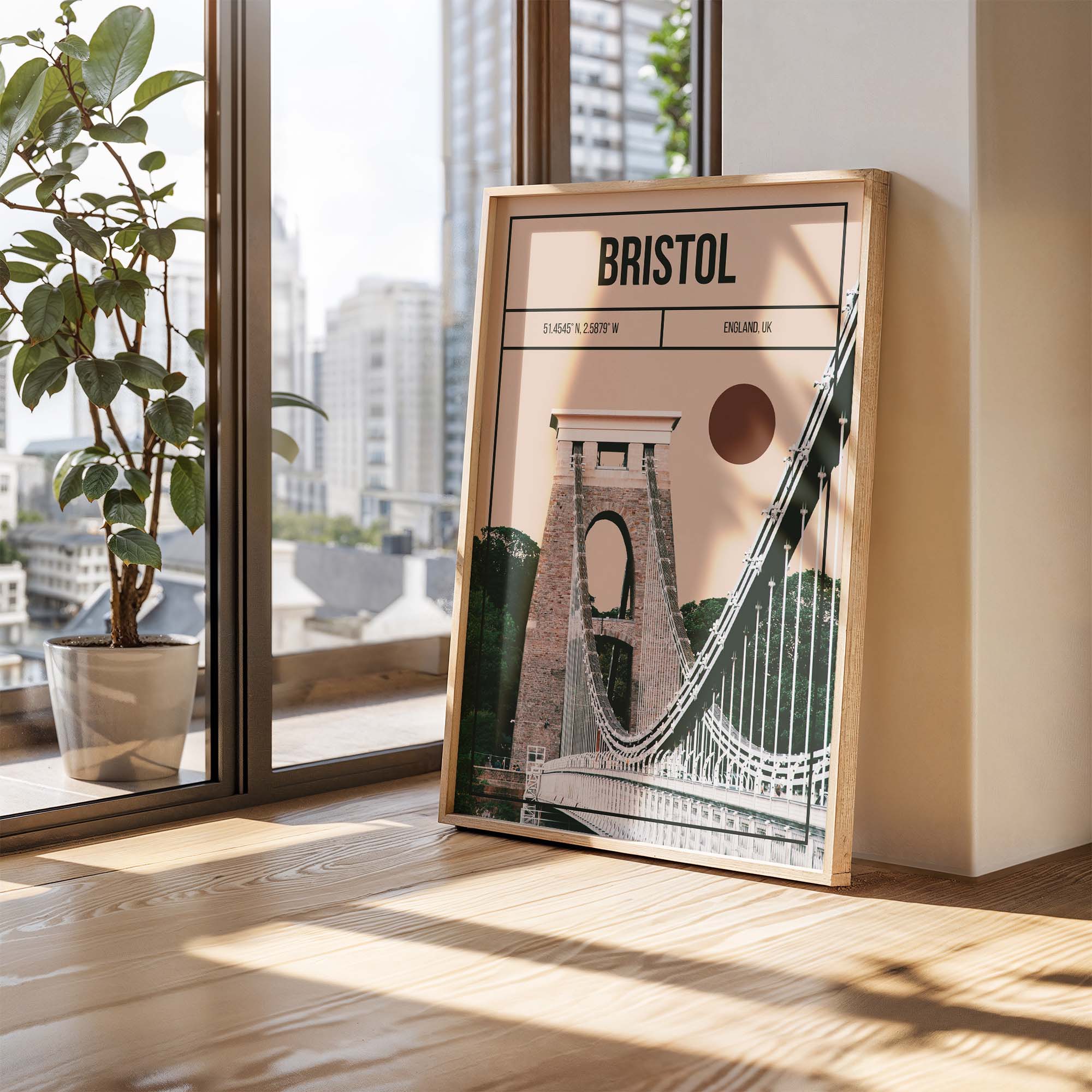 Bristol Clifton Bridge Art Print | MMart