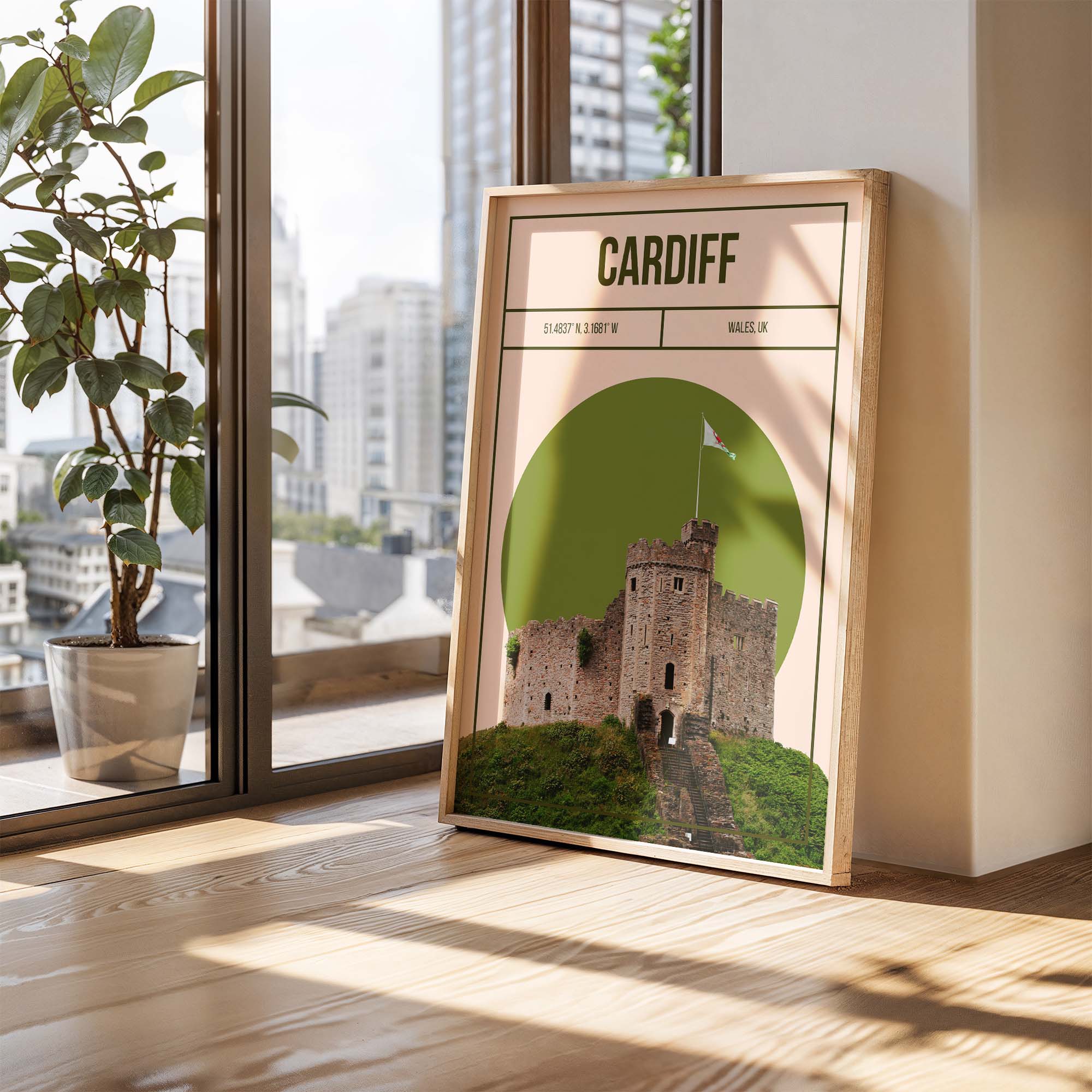 Cardiff Castle Art Print | MMart