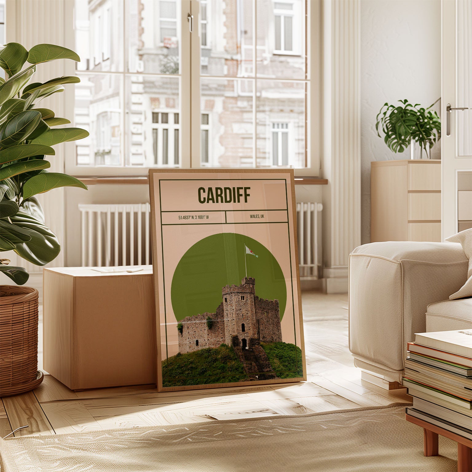 Cardiff Castle Art Print | MMart