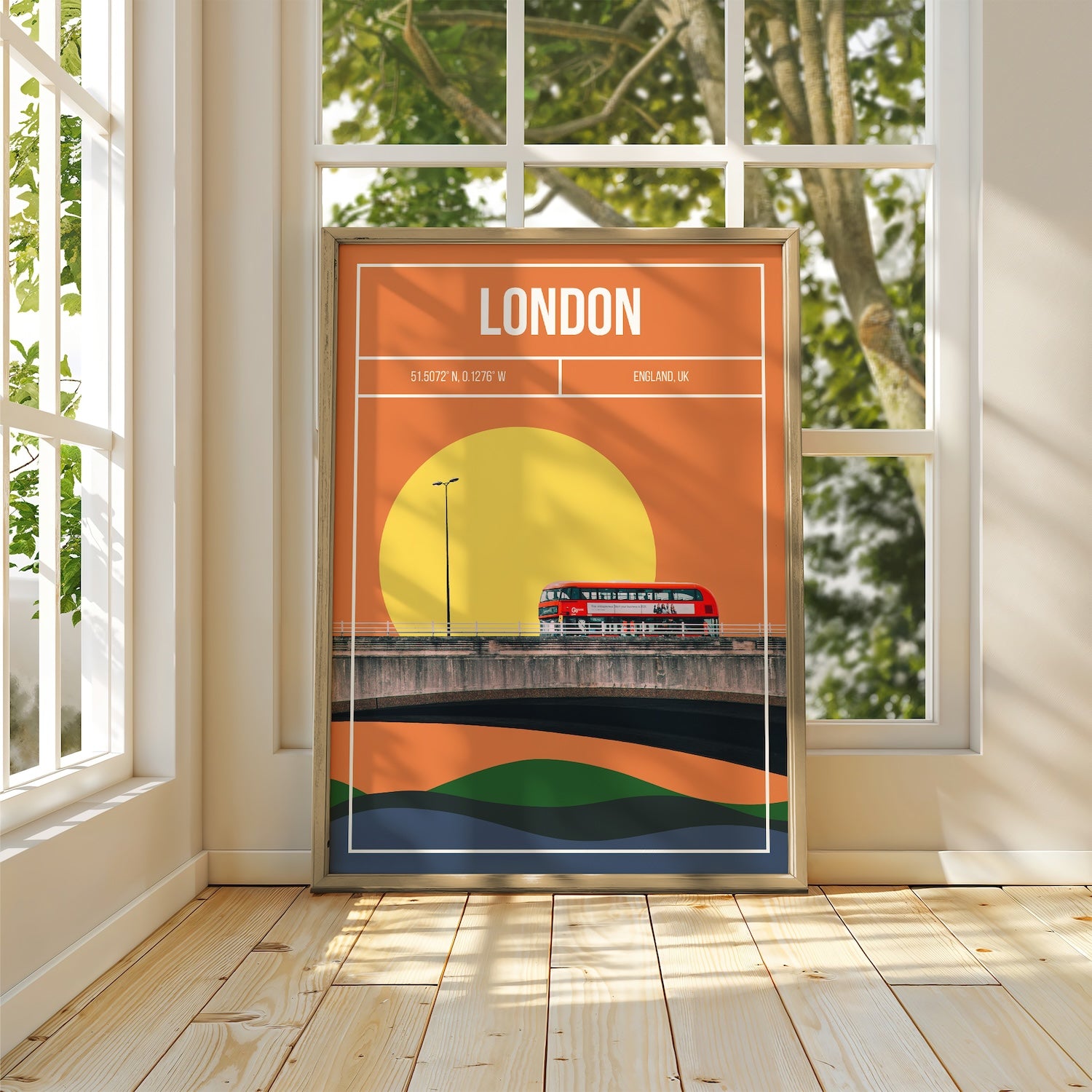 London Bus Art Print | MMart