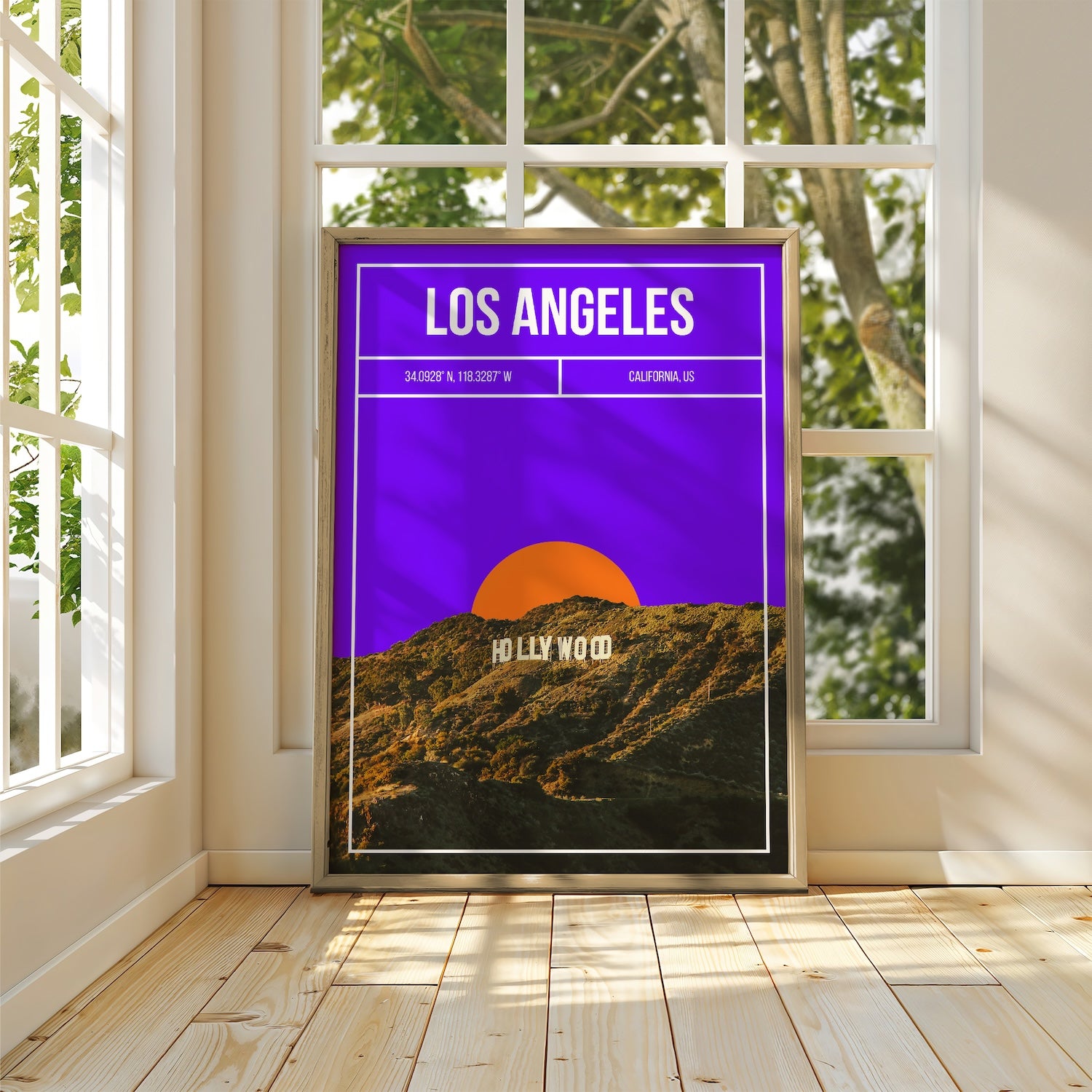 Los Angeles Hollywood Art Print | MMart