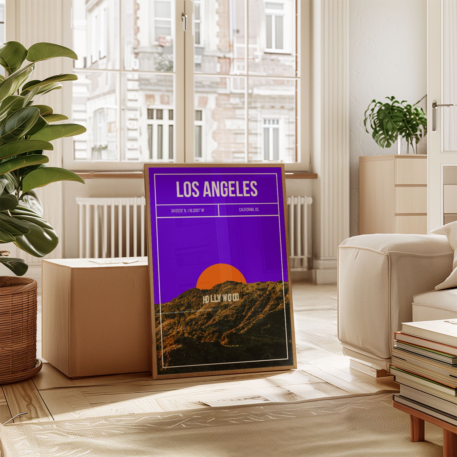 Los Angeles Hollywood Art Print | MMart
