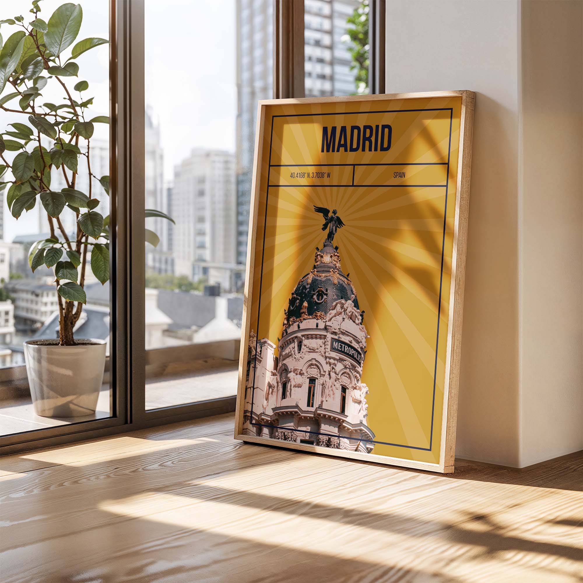Madrid Edificio Metrópolis Art Print | MMart