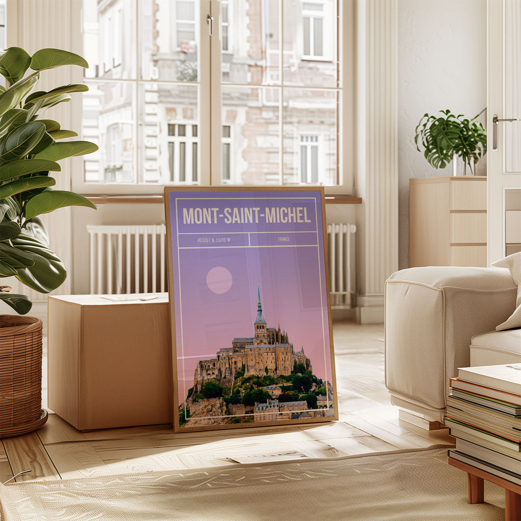 Mont-Saint-Michel Art Print | MMart