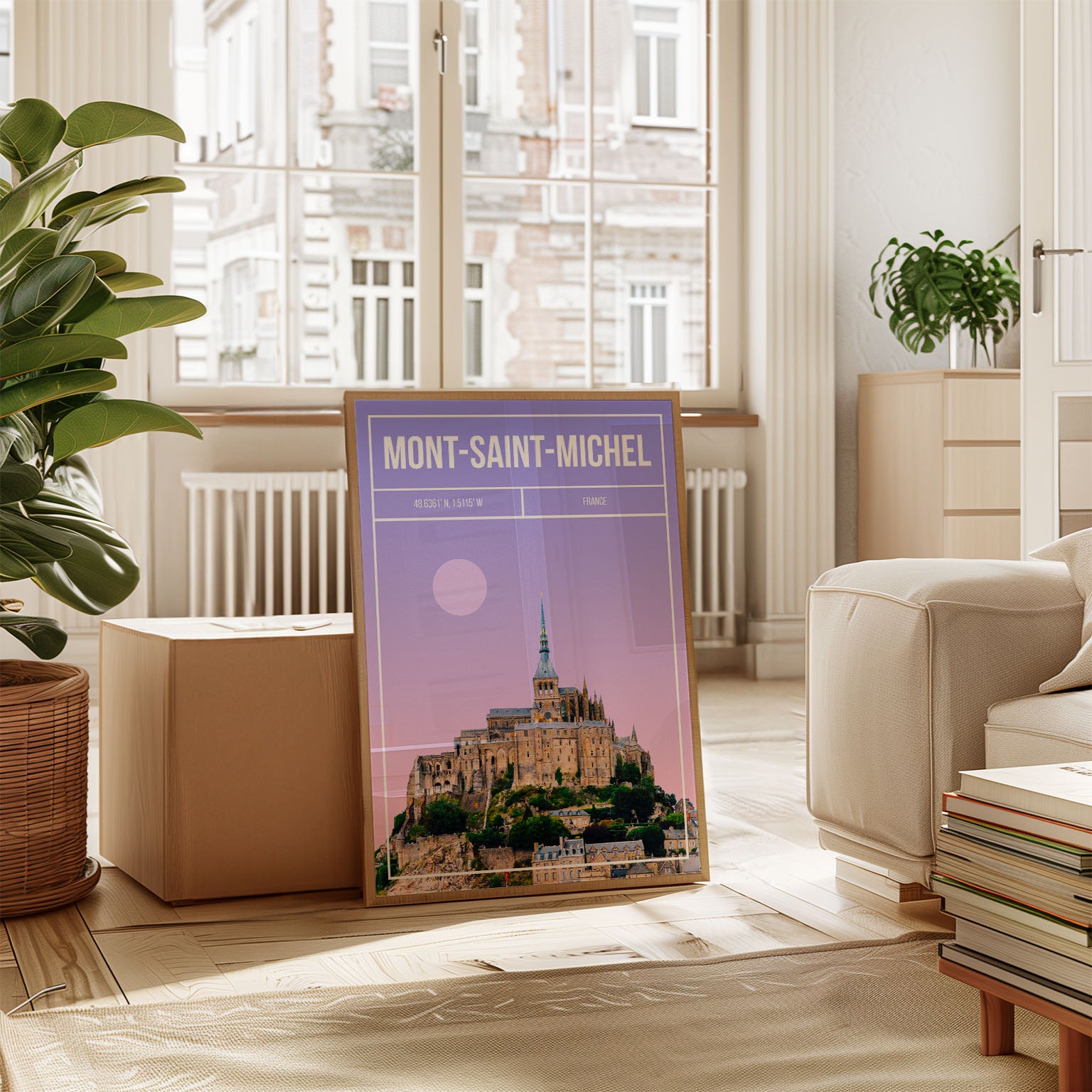 Mont-Saint-Michel Art Print | MMart