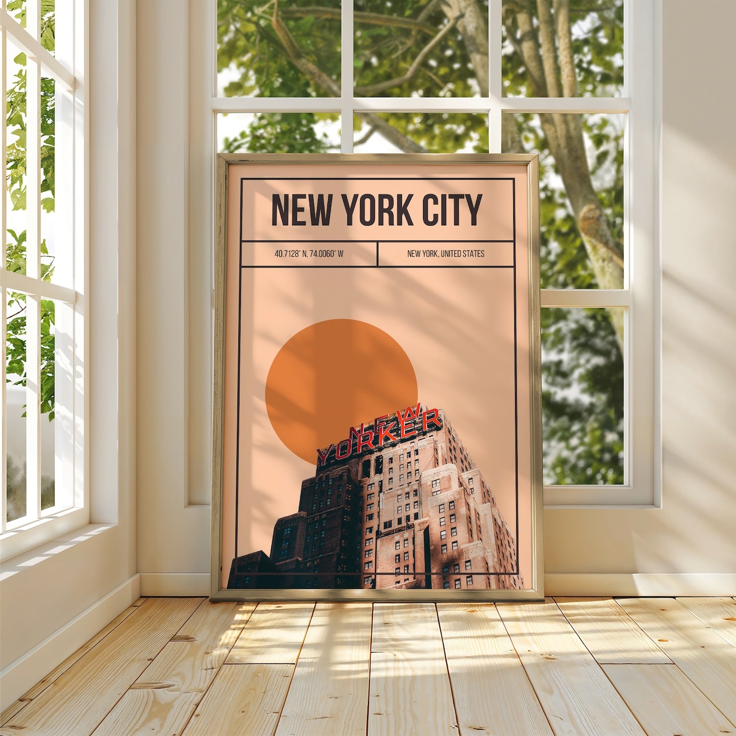 New York City New Yorker Building Art Print | MMart