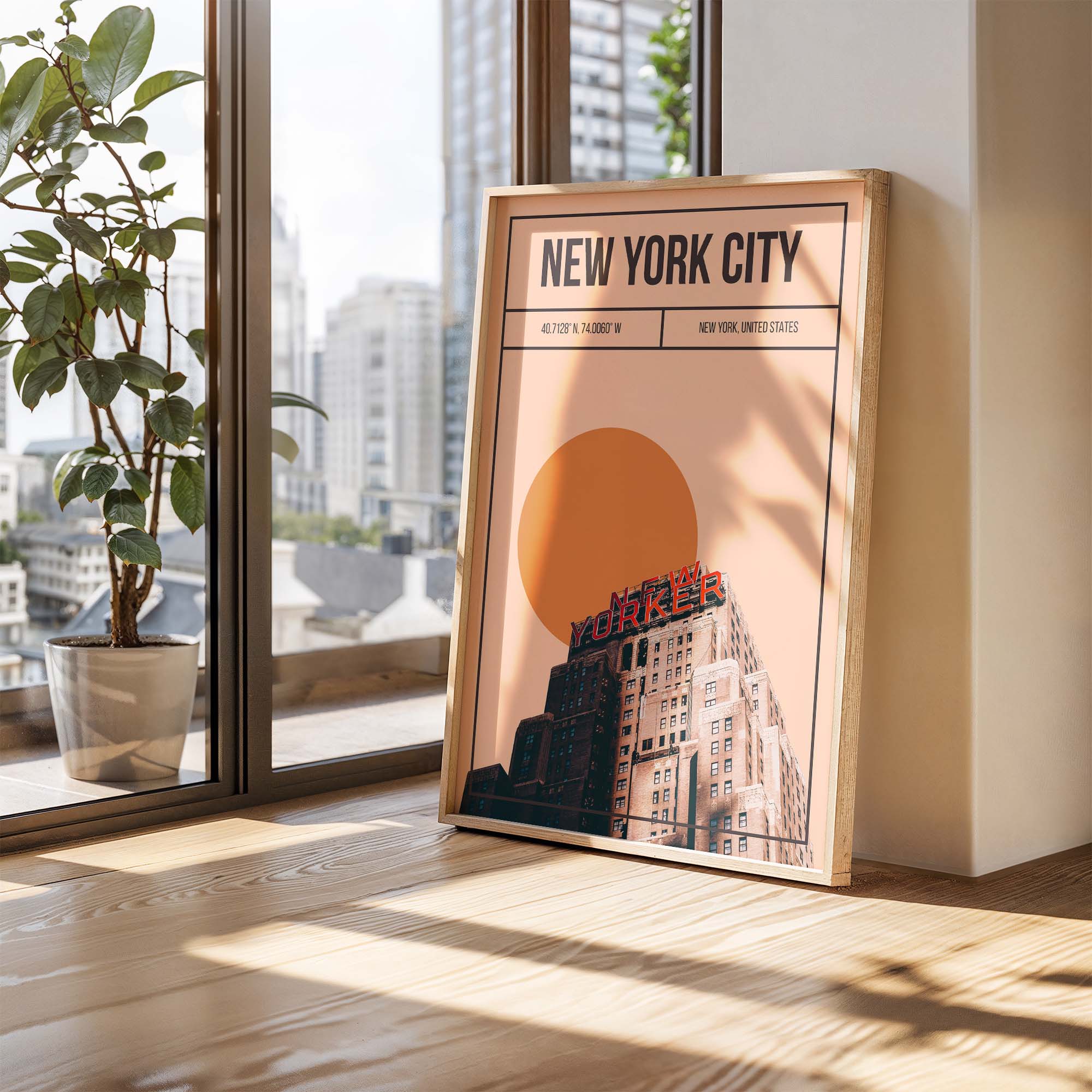 New York City New Yorker Building Art Print | MMart