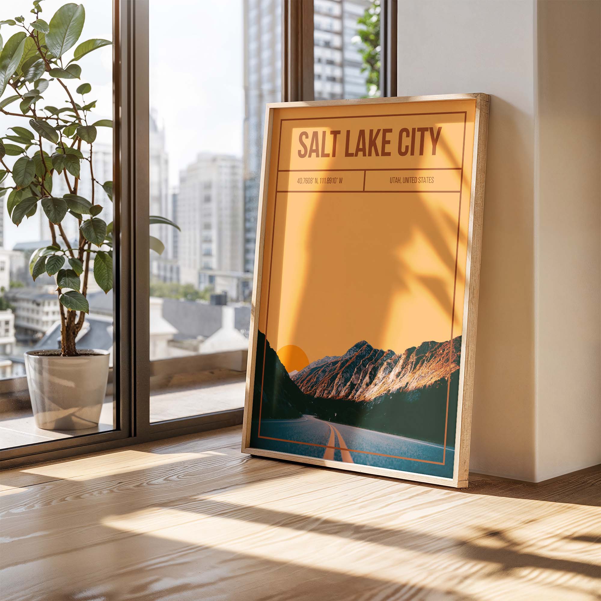Salt Lake City Art Print | MMart