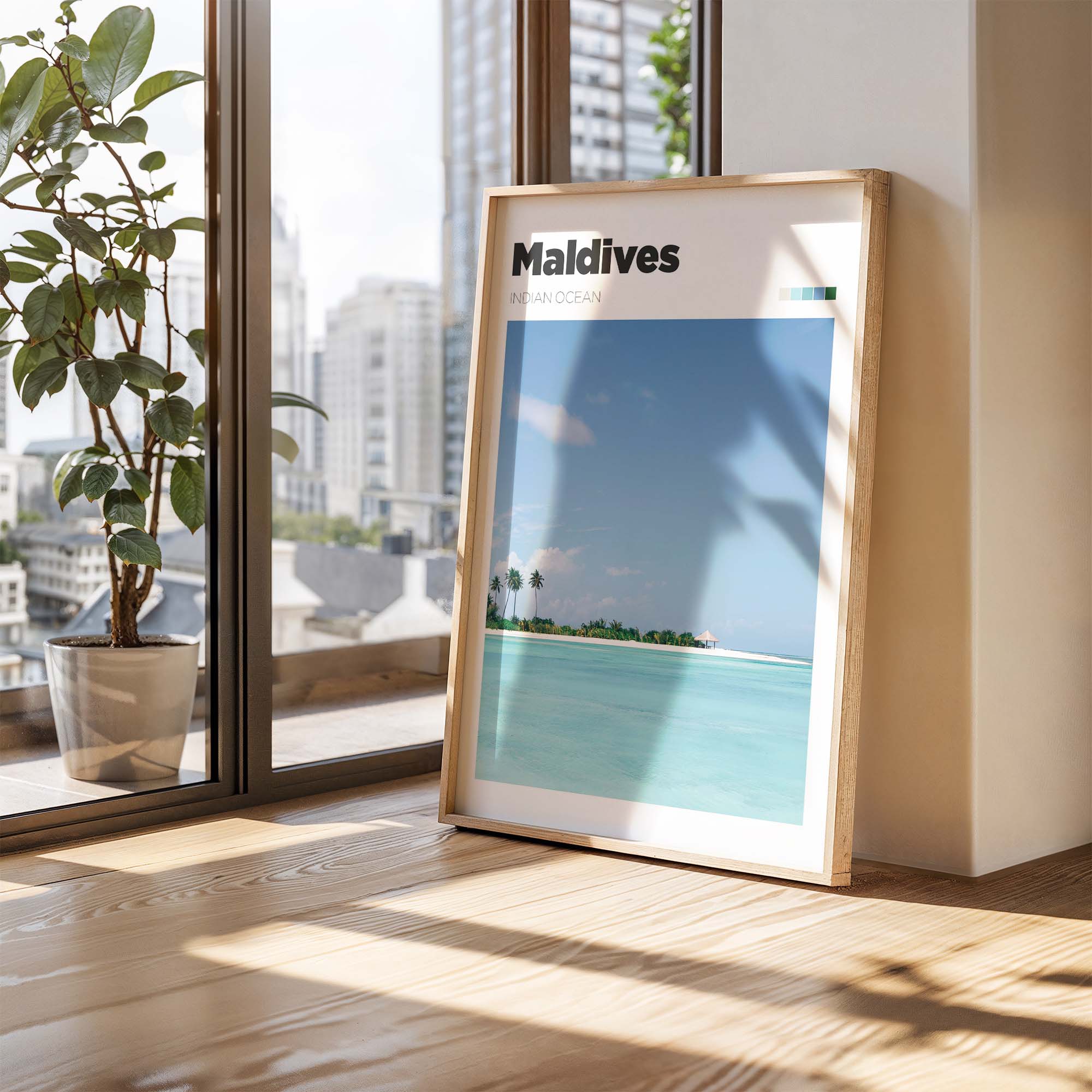 Maldives Art Print